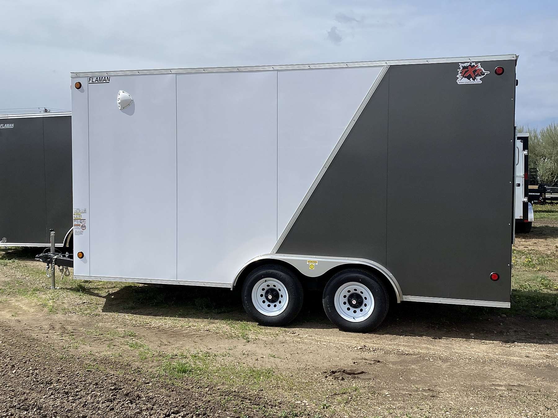2026 CJay 7.5' x 16' Enclosed V-nose Cargo Trailer