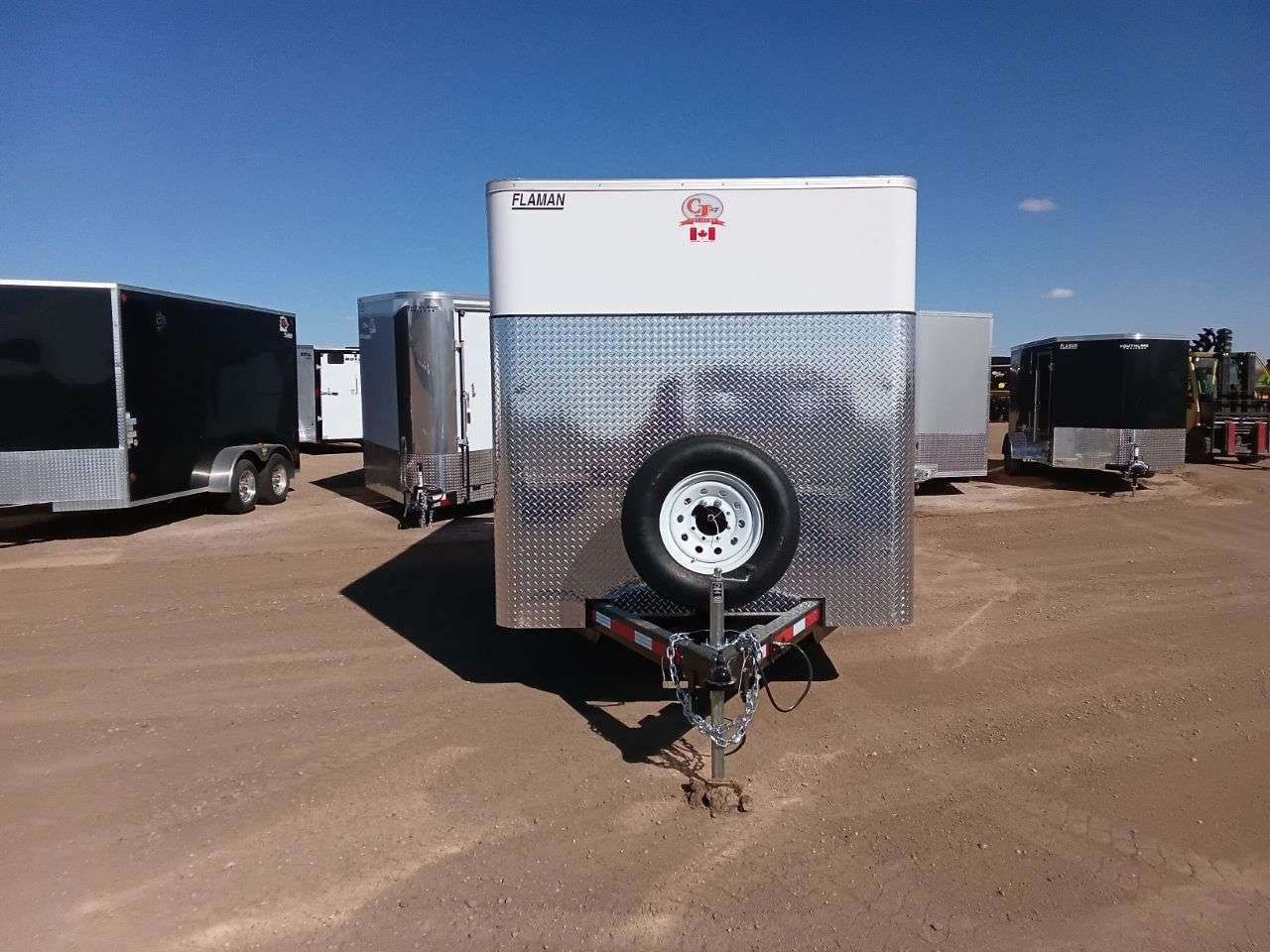 2026 CJay 7' x 14' Flat Front Cargo Trailer