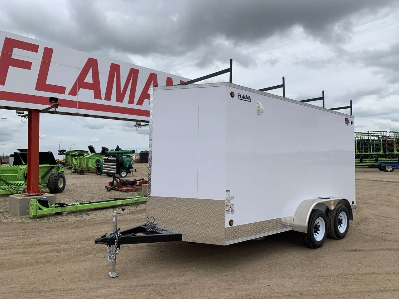 2026 CJay 7' x 14' + V-Nose Cargo Trailer