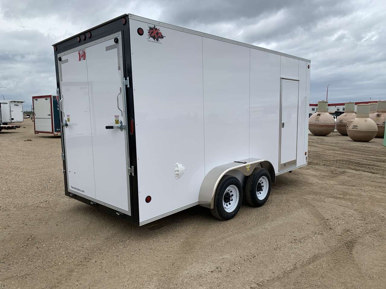 2026 CJay 7' x 16' + V-Nose Cargo Trailer