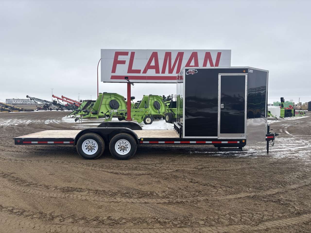 2026 CJay 8'6" x 22' Cargo/Flat Deck Combo Trailer