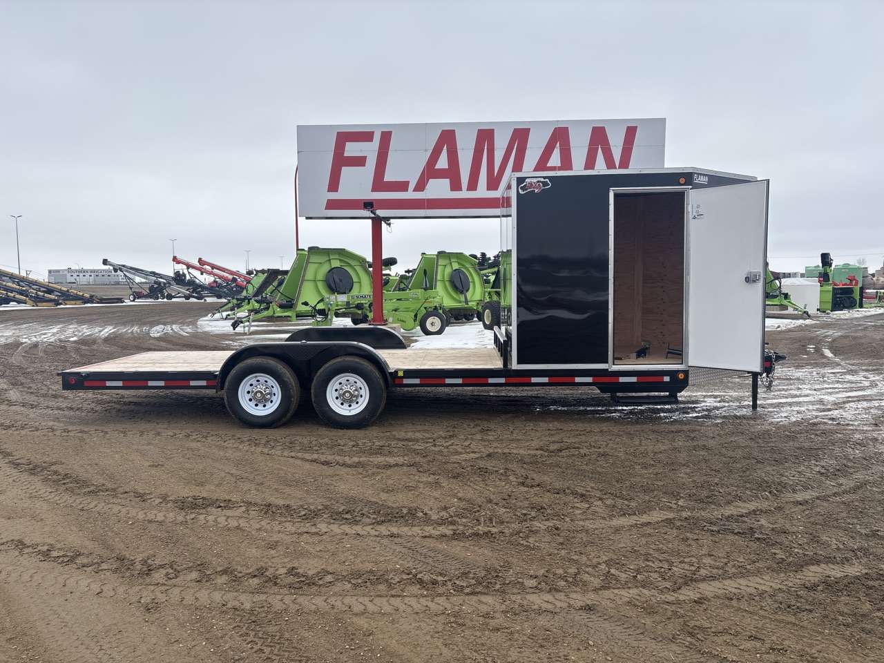 2026 CJay 8'6" x 22' Cargo/Flat Deck Combo Trailer