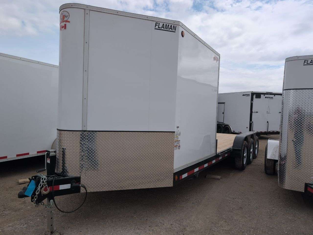 2026 CJay 8'6" x 24' Cargo/Flat Deck Combo Trailer