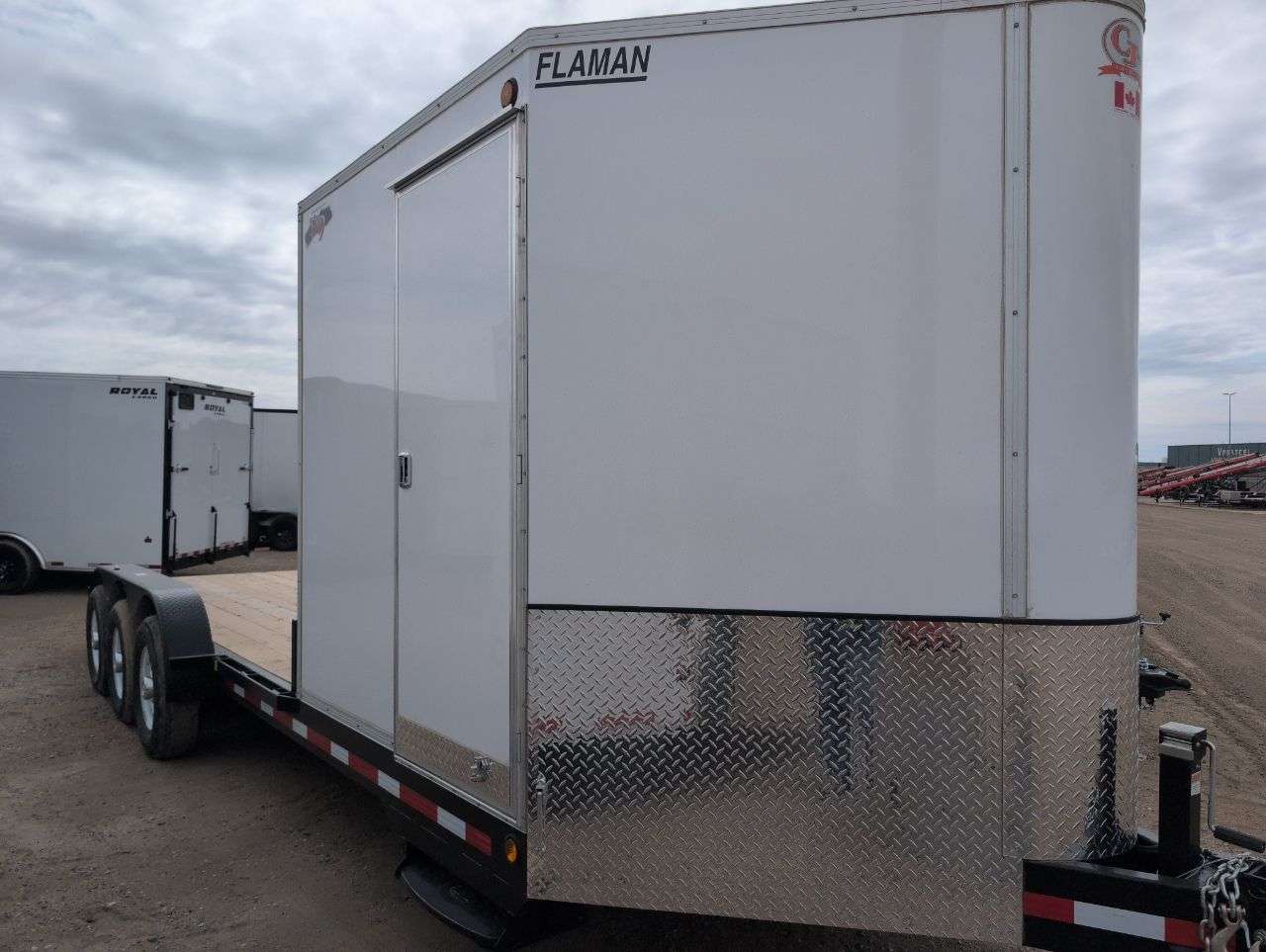 2026 CJay 8'6" x 24' Cargo/Flat Deck Combo Trailer