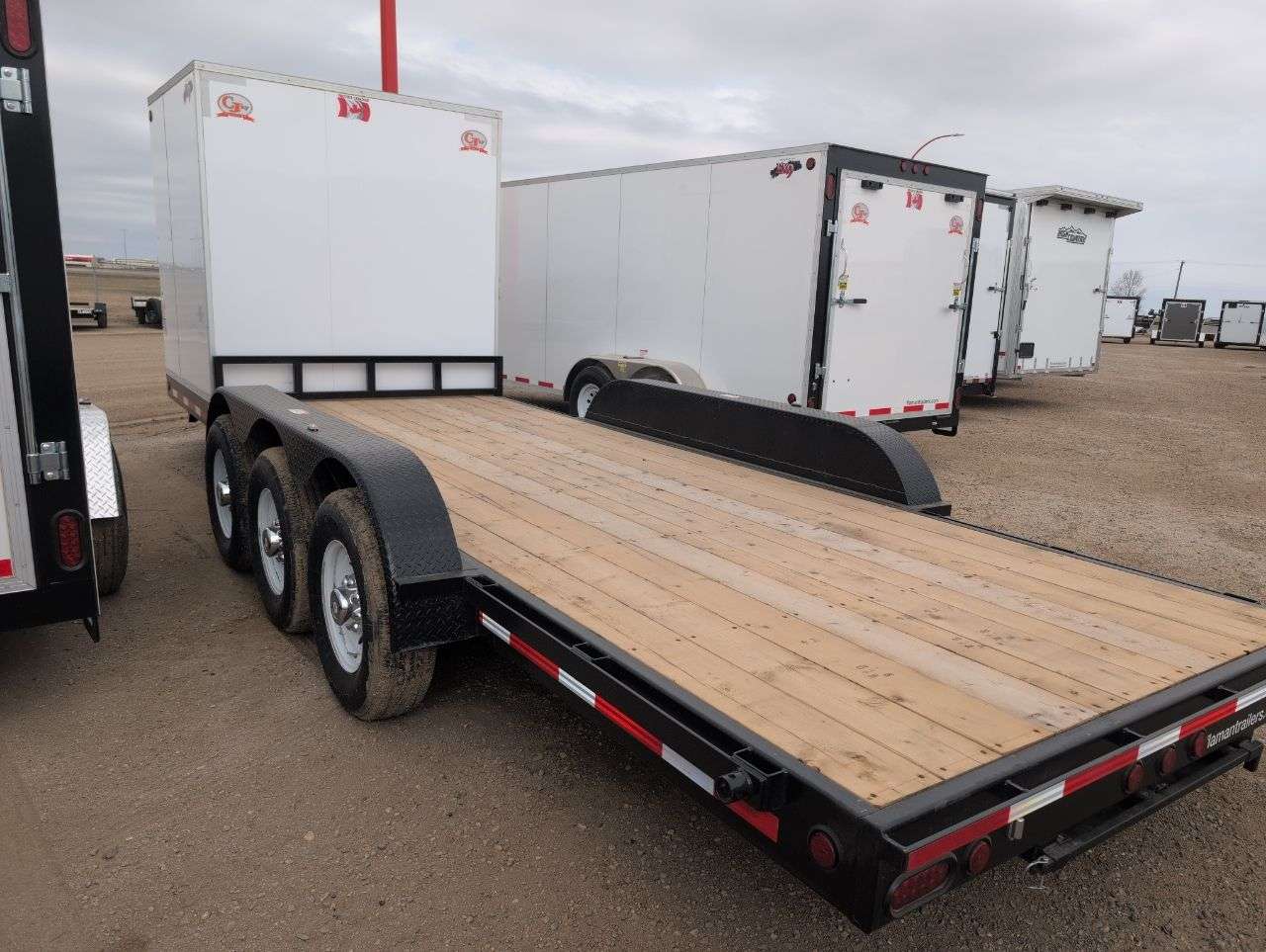 2026 CJay 8'6" x 24' Cargo/Flat Deck Combo Trailer