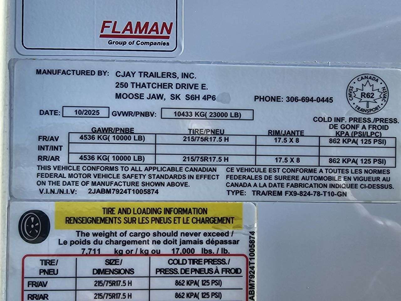 2026 CJay FX9 8'6" x 24' Gooseneck Cargo Trailer