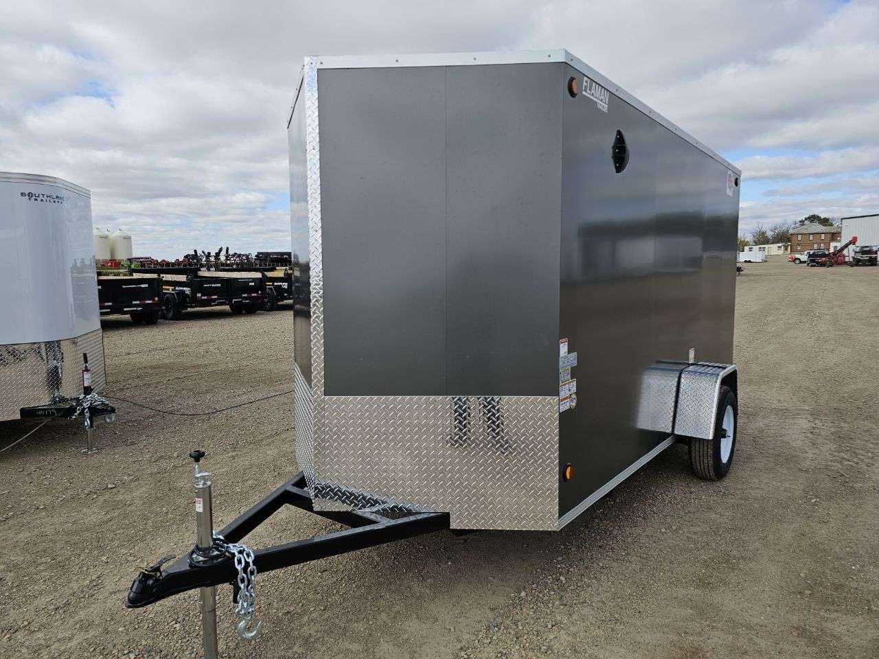 2026 CJay TXR  6' x 12' + V-Nose Cargo Trailer