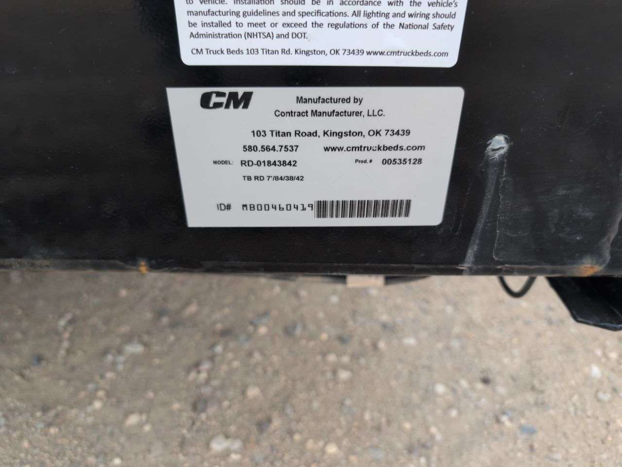 2026 CM 7' Steel Flat Truck Deck