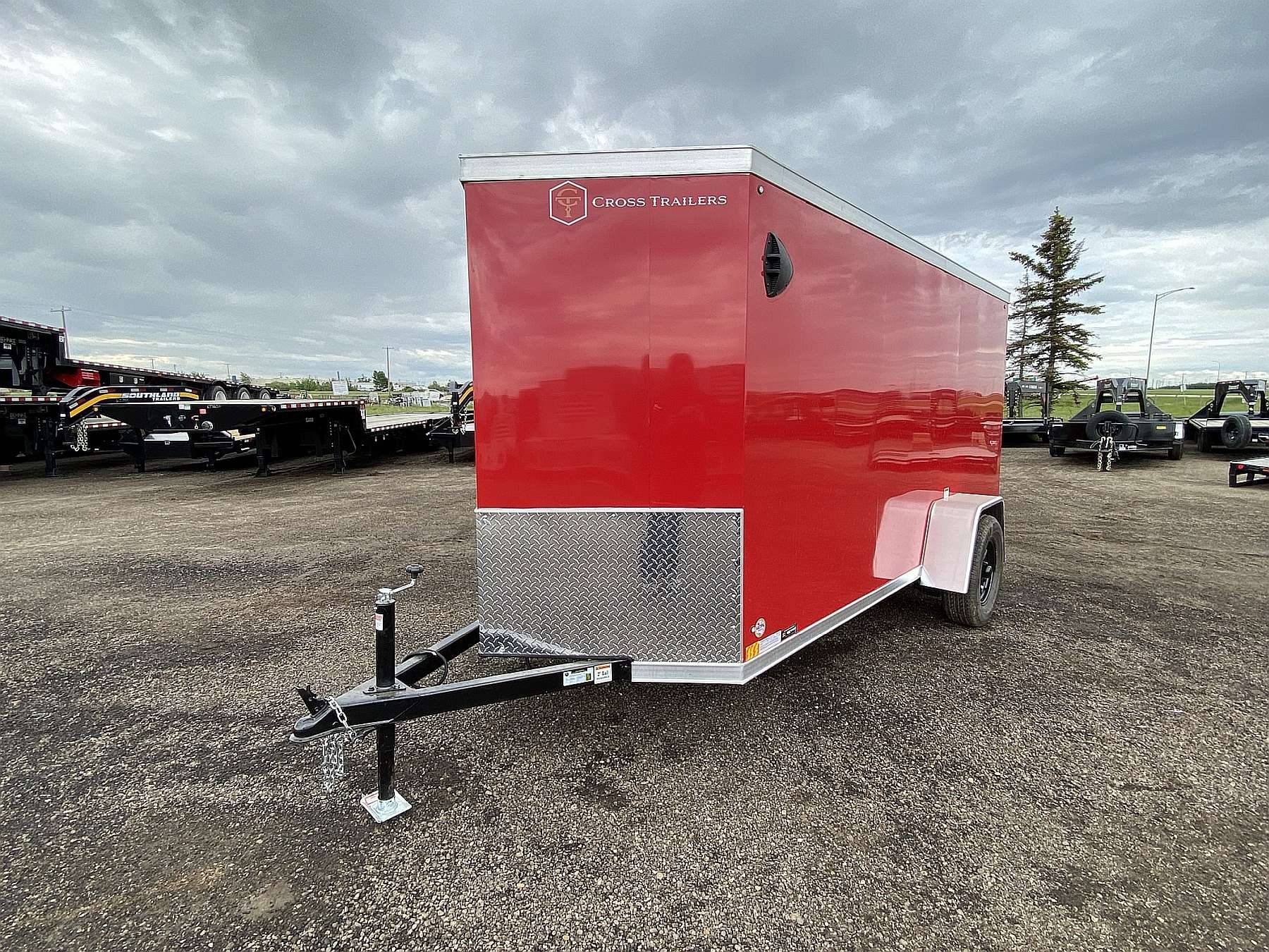 2026 Cross 5 'x 12' Enclosed Wedge Nose Cargo Trailer