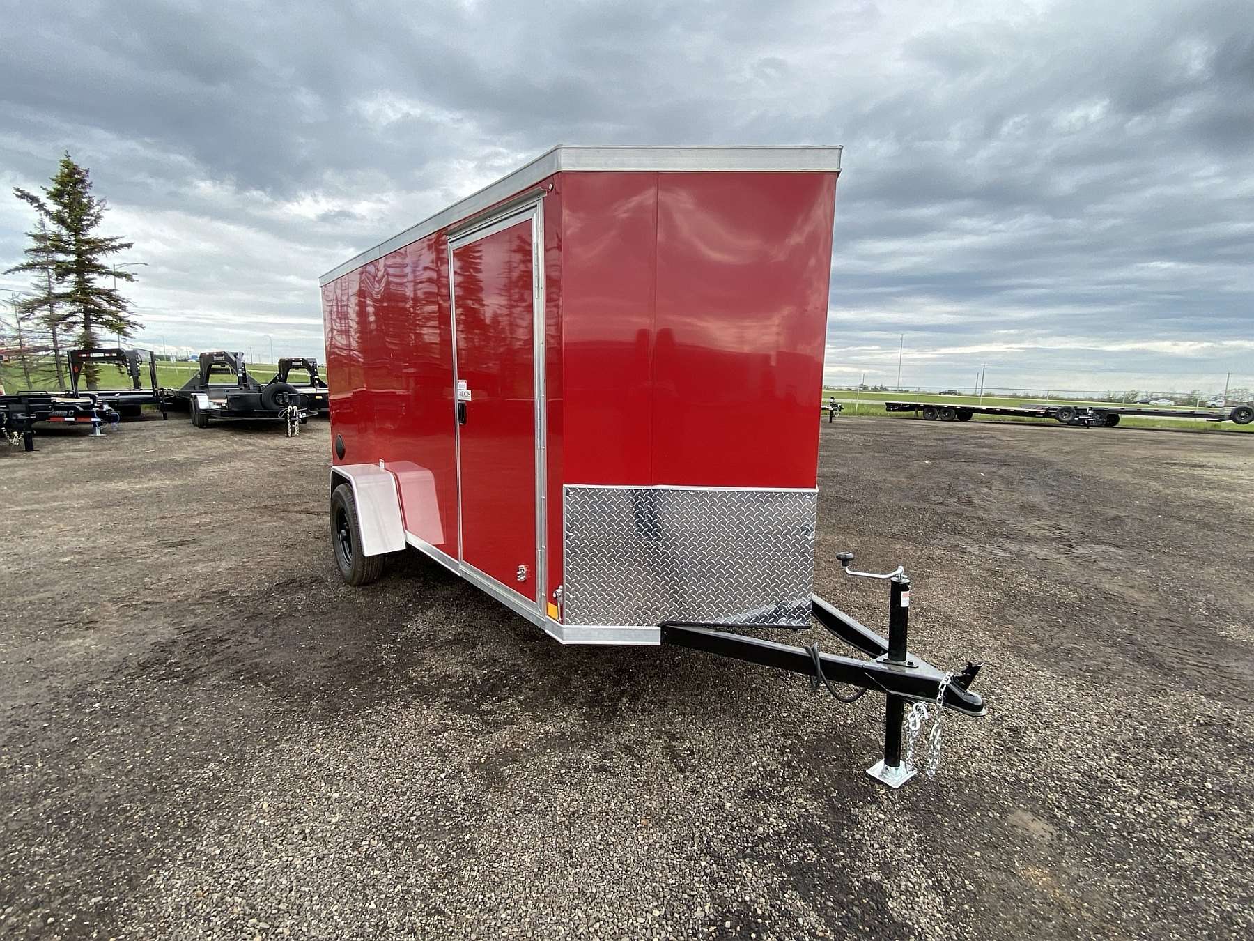 2026 Cross 5 'x 12' Enclosed Wedge Nose Cargo Trailer