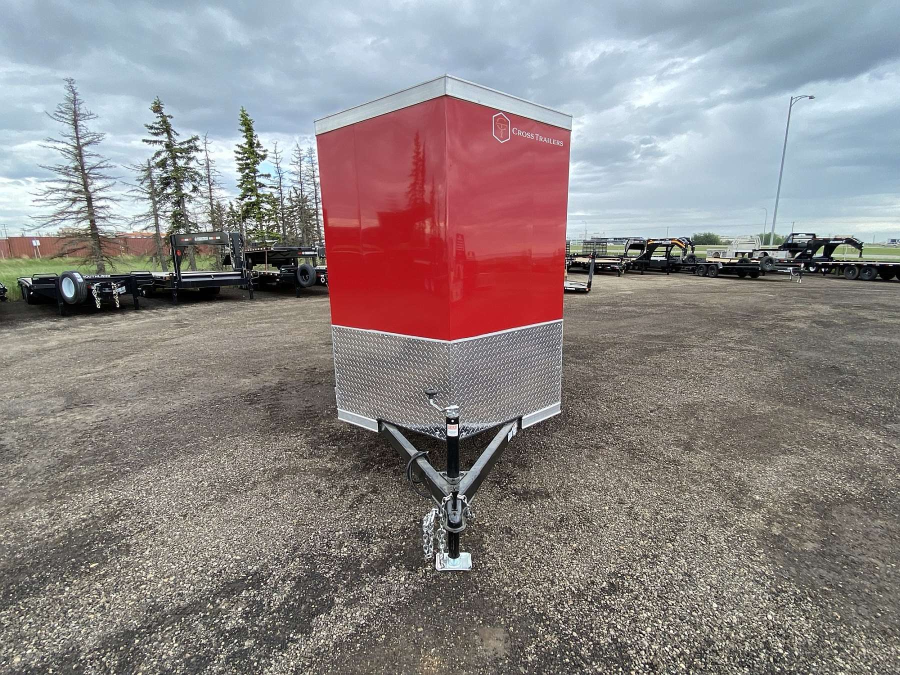 2026 Cross 5 'x 12' Enclosed Wedge Nose Cargo Trailer