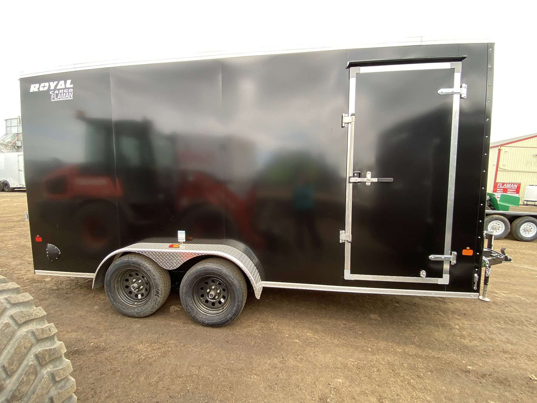 2026 DEMO  Royal 7'x18' Enclosed Cargo w/ Ramp Door