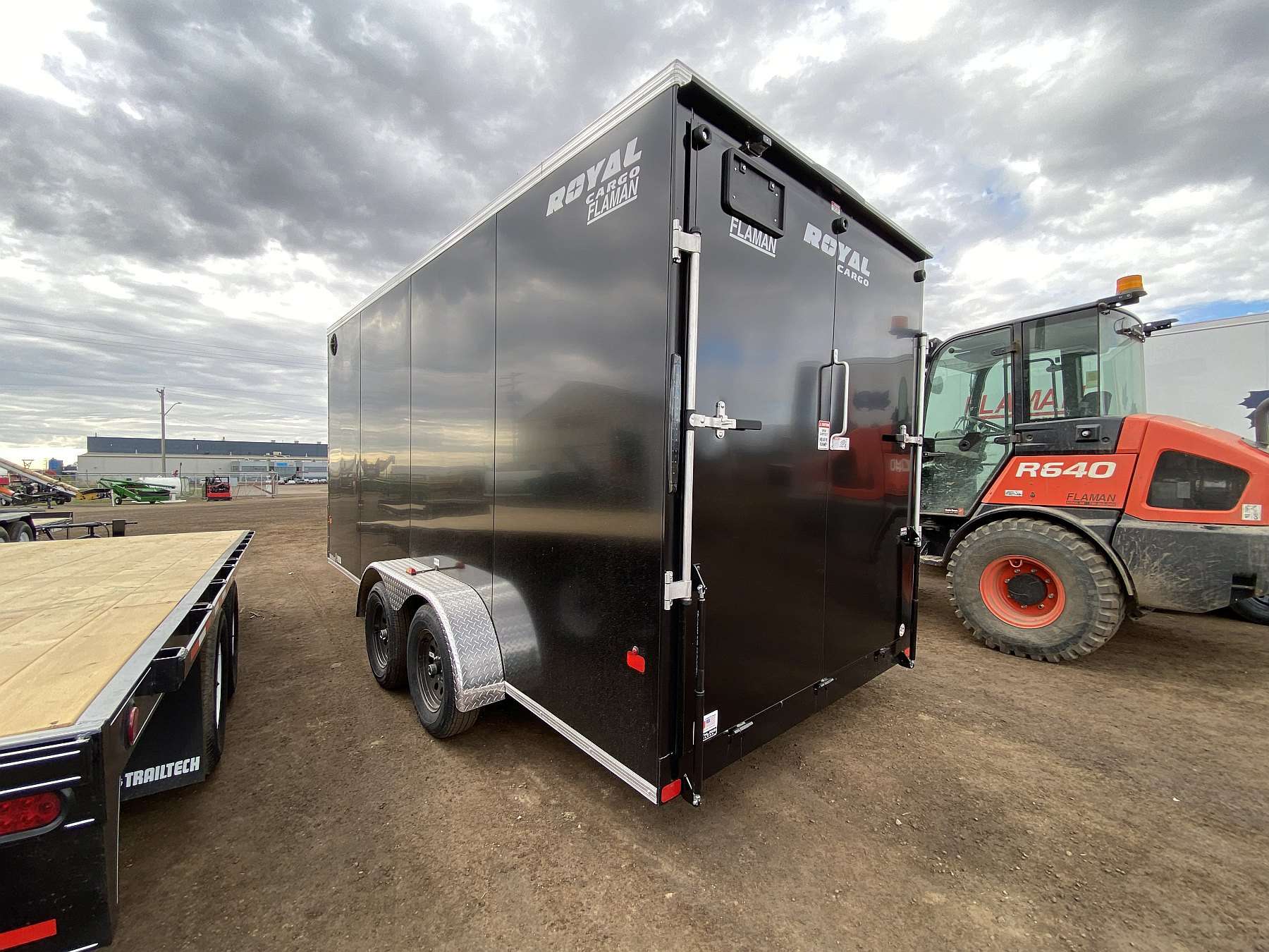2026 DEMO  Royal 7'x18' Enclosed Cargo w/ Ramp Door