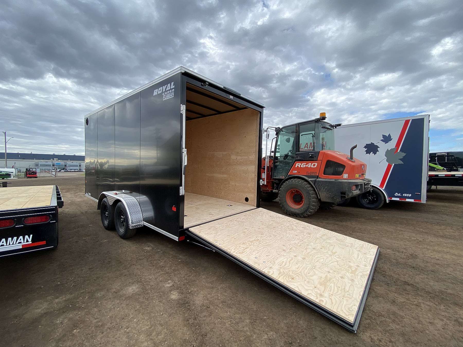2026 DEMO  Royal 7'x18' Enclosed Cargo w/ Ramp Door