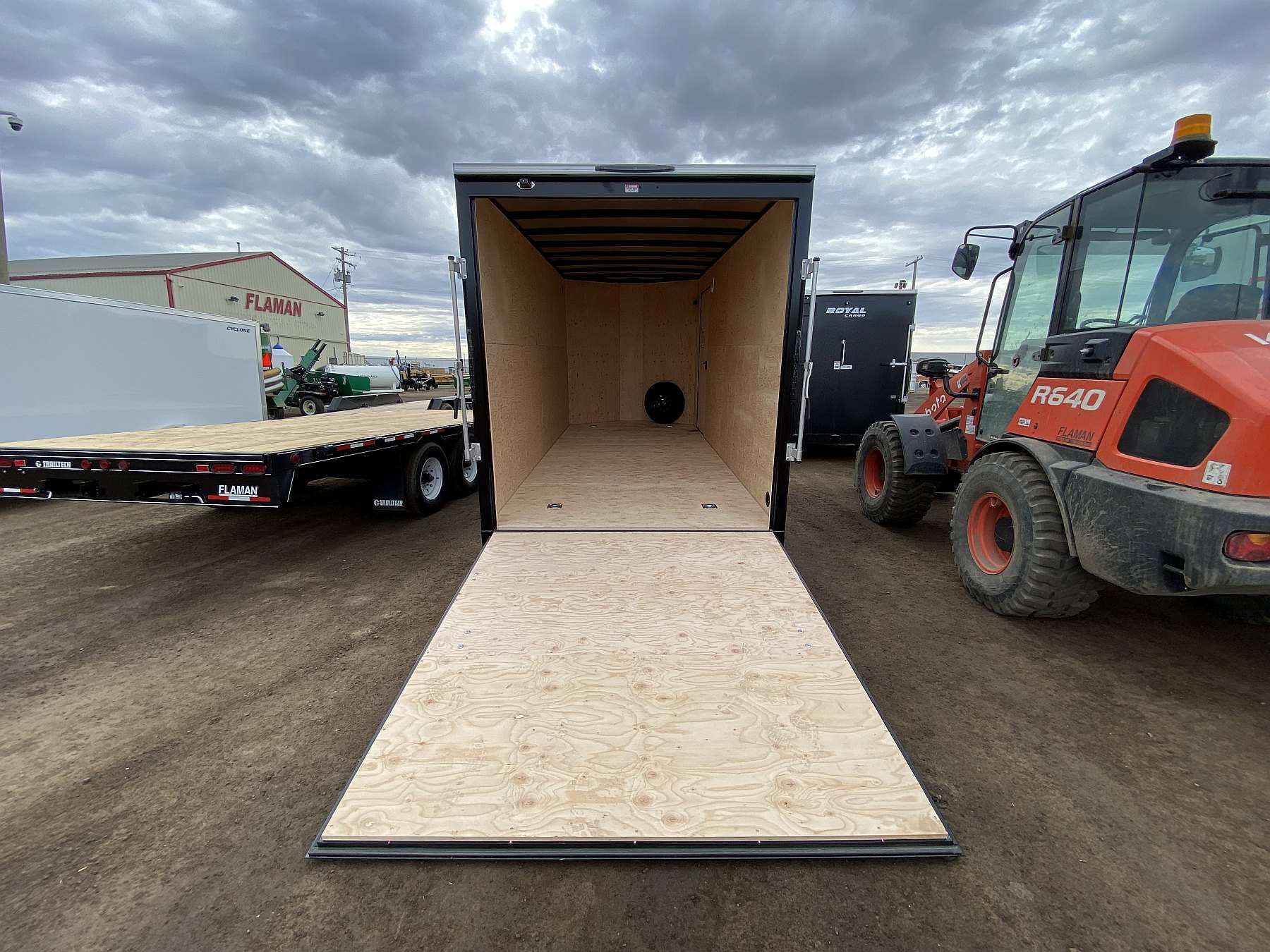 2026 DEMO  Royal 7'x18' Enclosed Cargo w/ Ramp Door