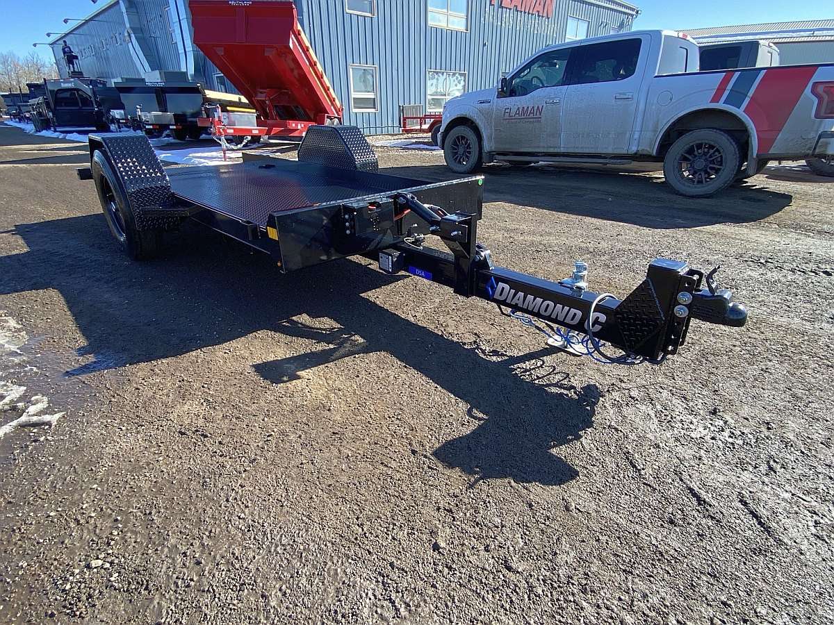 2026 Diamond C 12' Hydraulically Dampened Tilt Trailer