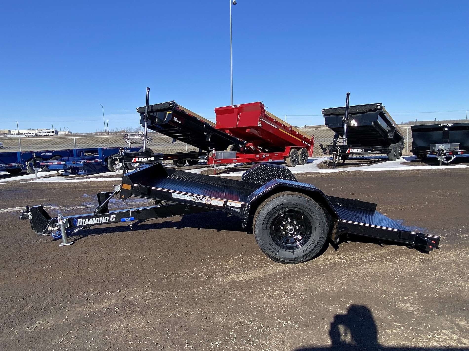 2026 Diamond C 12' Hydraulically Dampened Tilt Trailer