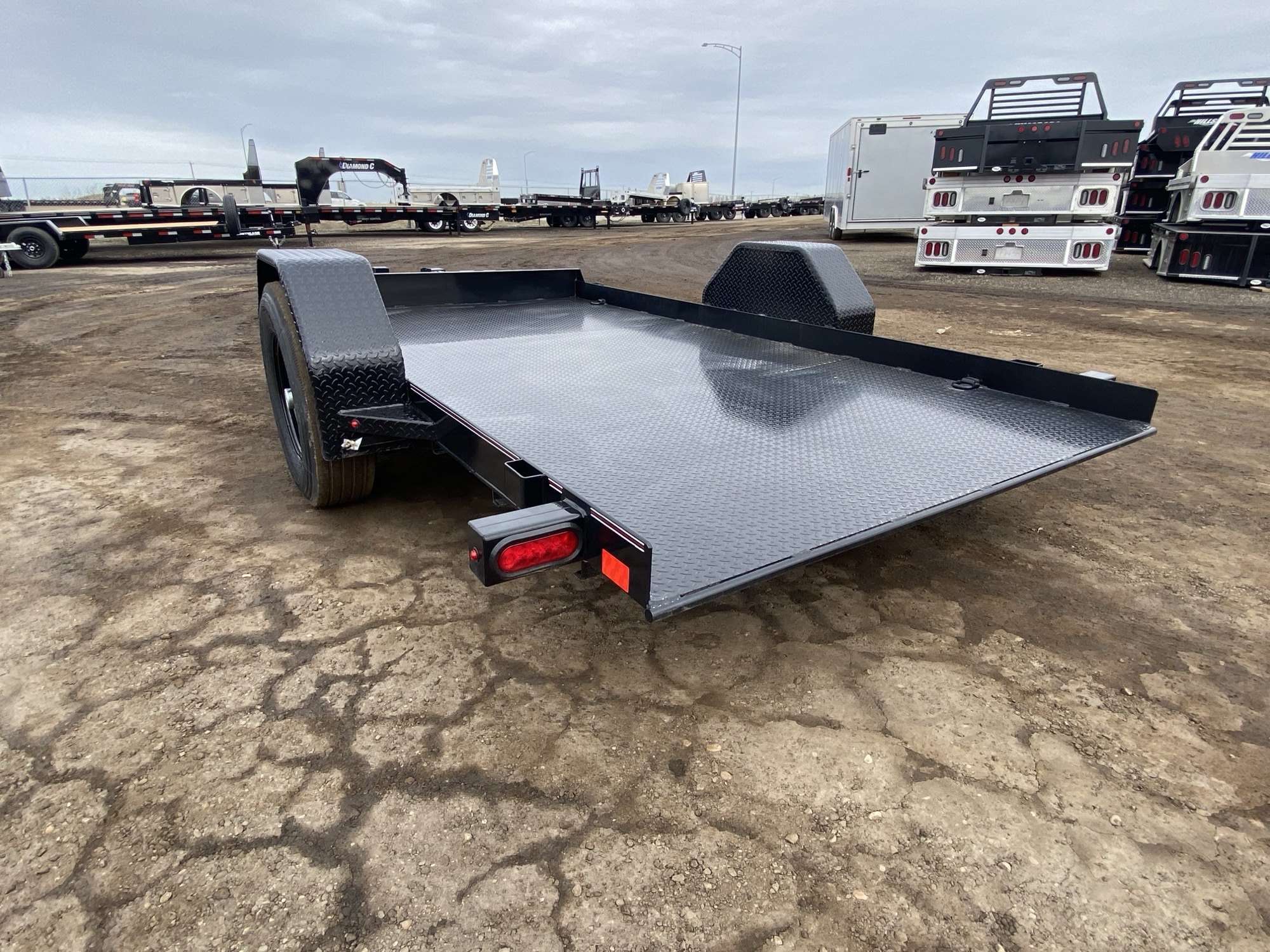 2026 Diamond C 12' Hydraulically Dampened Tilt Trailer