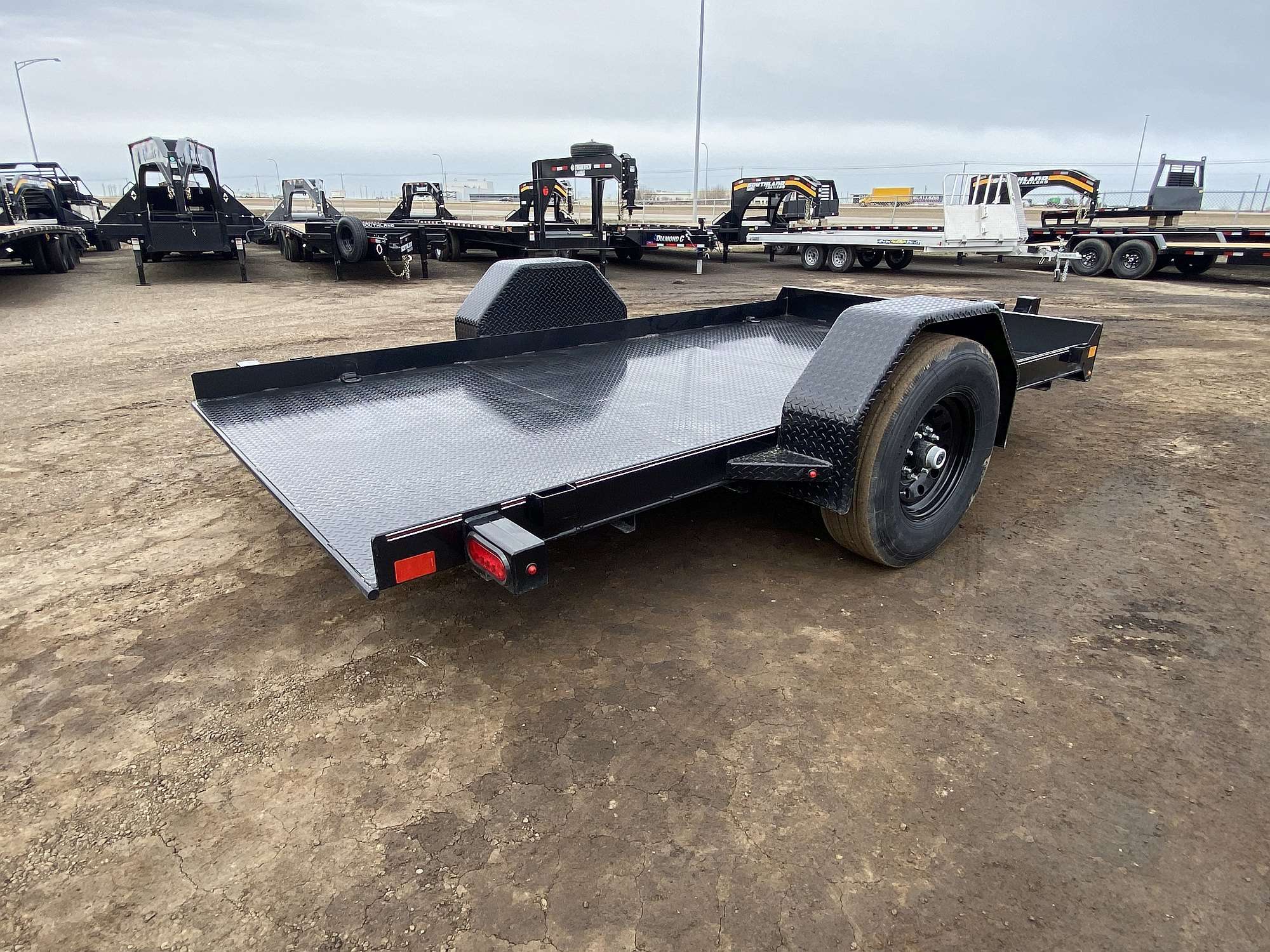 2026 Diamond C 12' Hydraulically Dampened Tilt Trailer