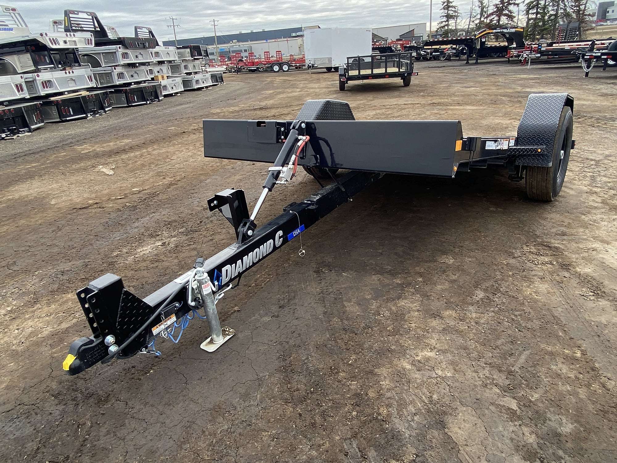 2026 Diamond C 12' Hydraulically Dampened Tilt Trailer