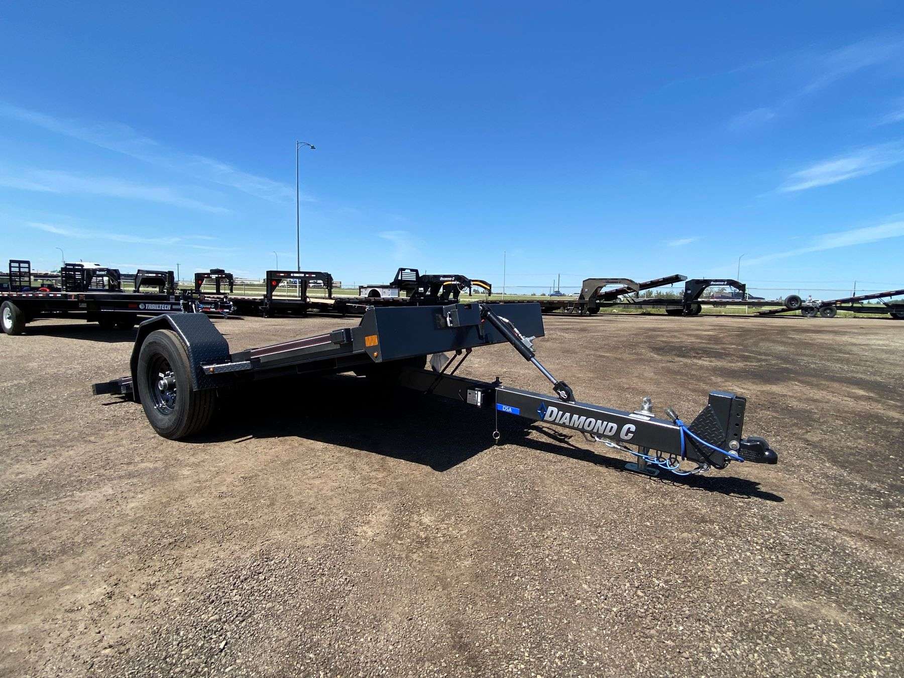 2026 Diamond C 12' Hydraulically Dampened Tilt Trailer