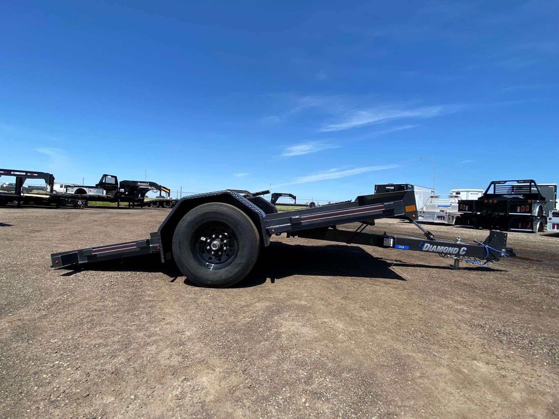 2026 Diamond C 12' Hydraulically Dampened Tilt Trailer
