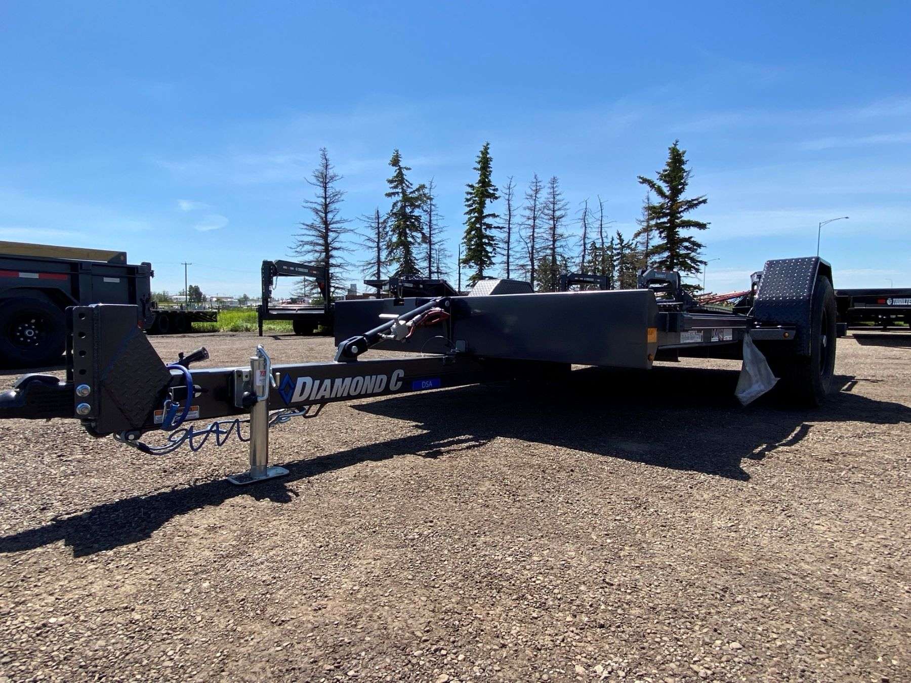 2026 Diamond C 12' Hydraulically Dampened Tilt Trailer