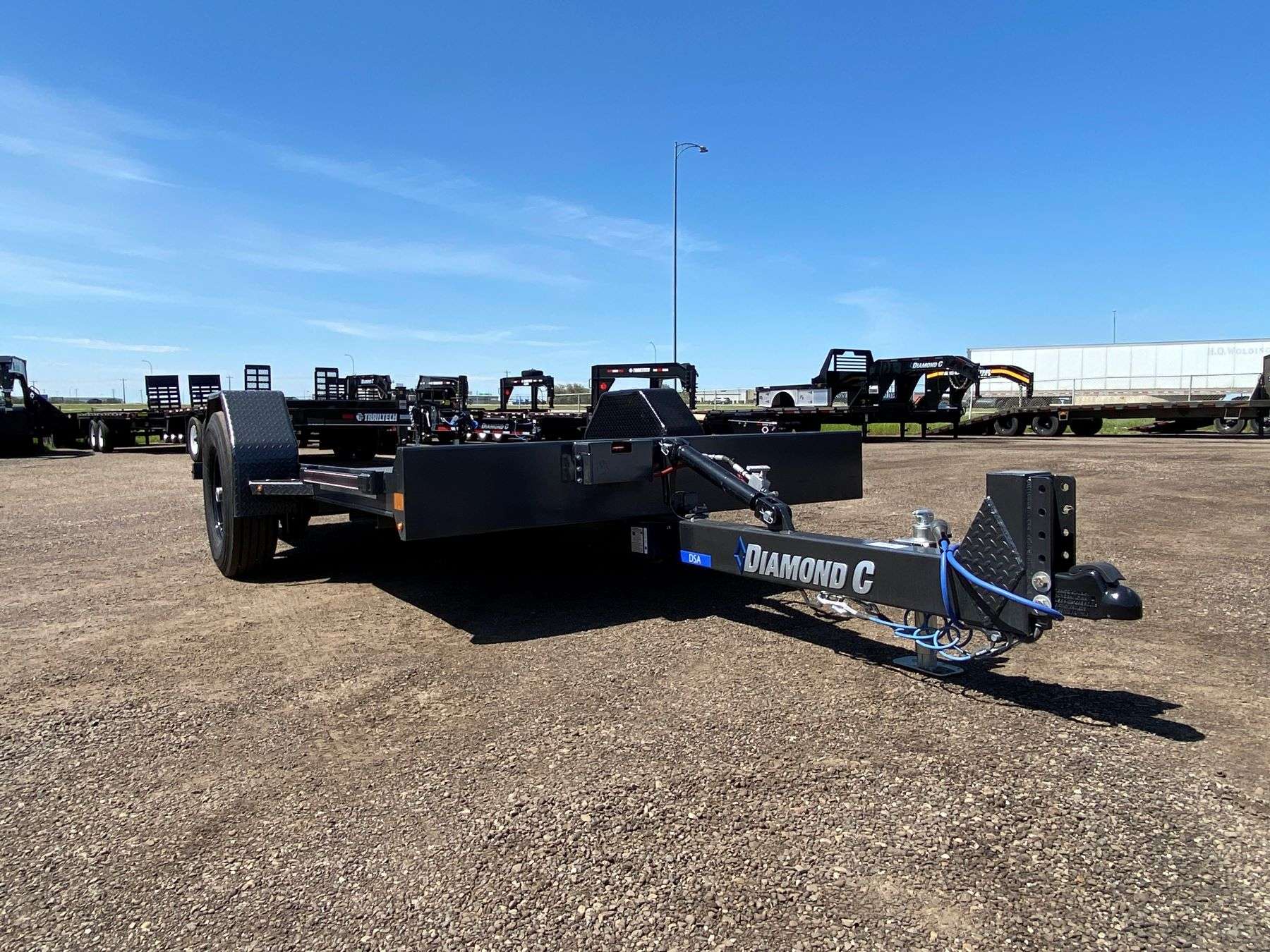 2026 Diamond C 12' Hydraulically Dampened Tilt Trailer