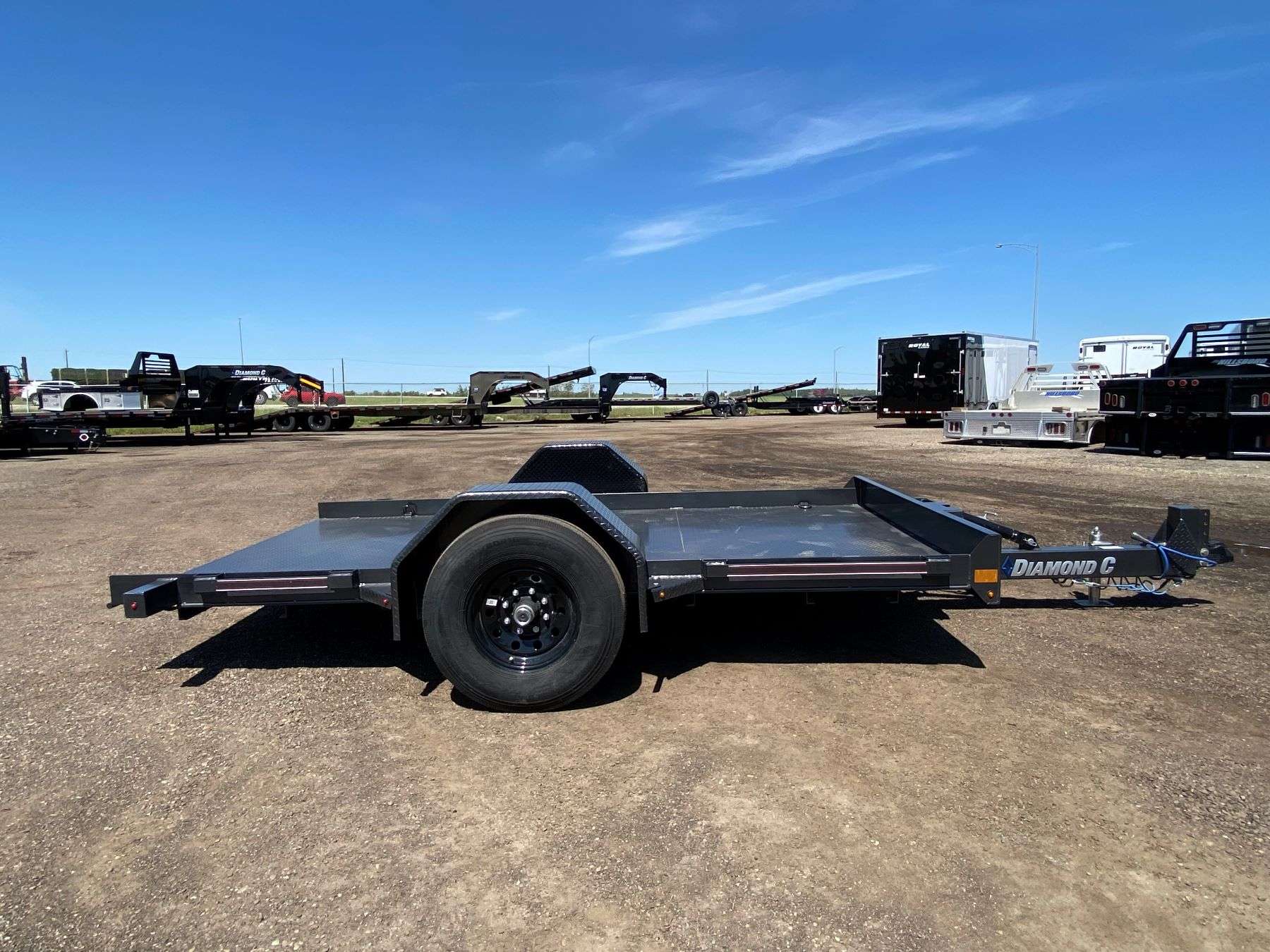 2026 Diamond C 12' Hydraulically Dampened Tilt Trailer