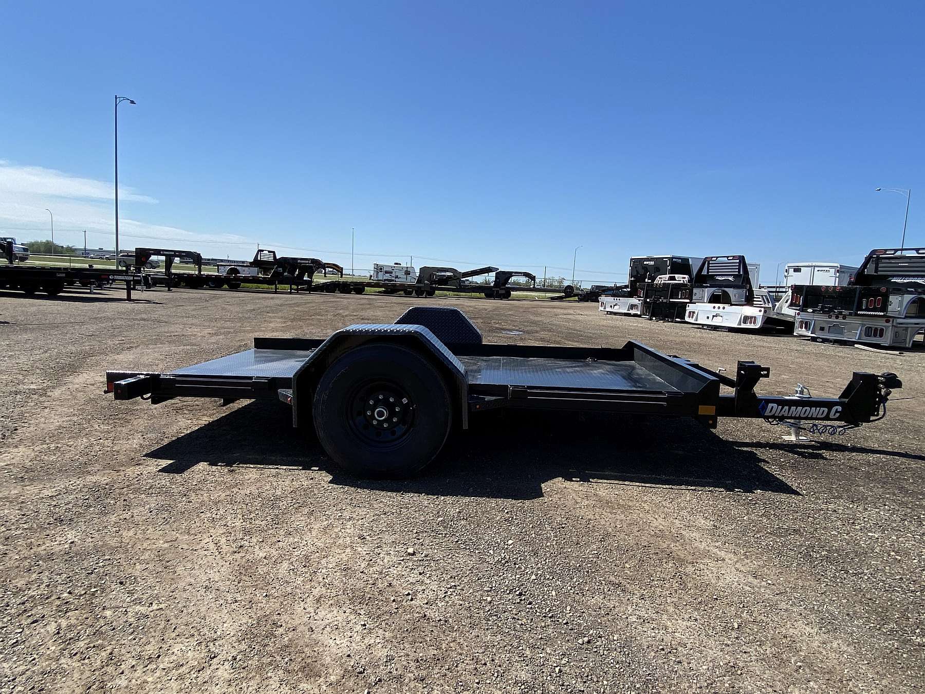 2026 Diamond C 12' Hydraulically Dampened Tilt Trailer
