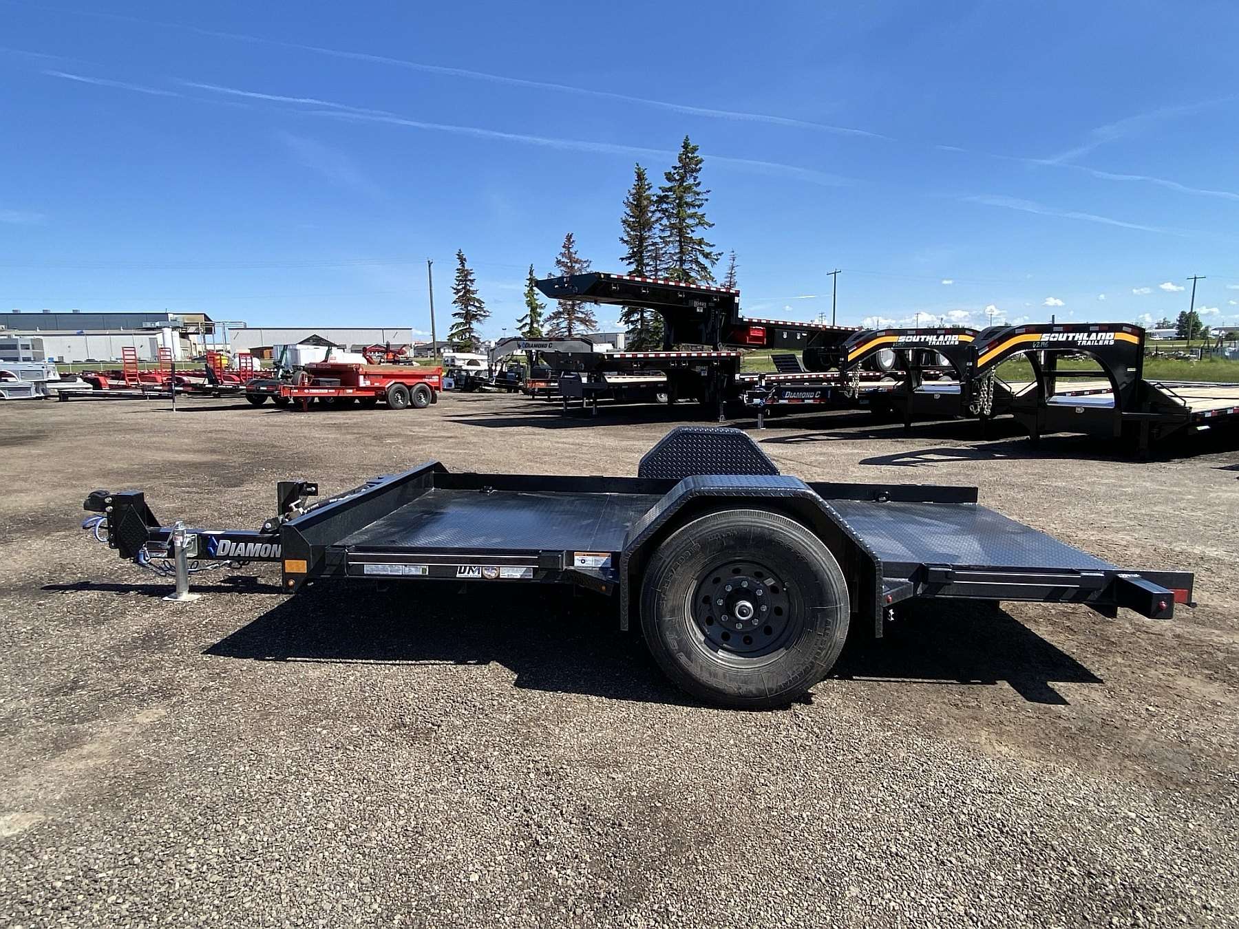 2026 Diamond C 12' Hydraulically Dampened Tilt Trailer
