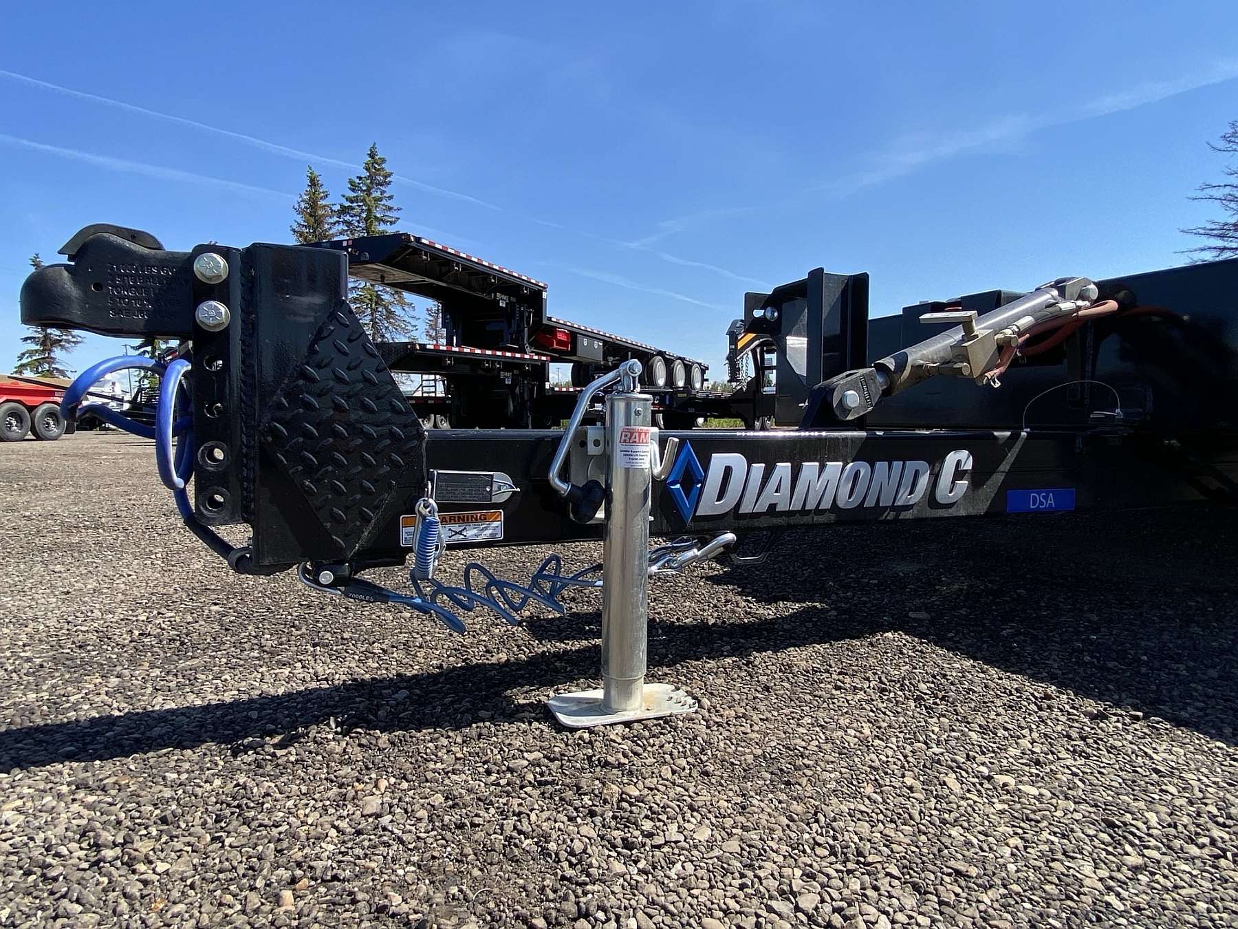 2026 Diamond C 12' Hydraulically Dampened Tilt Trailer