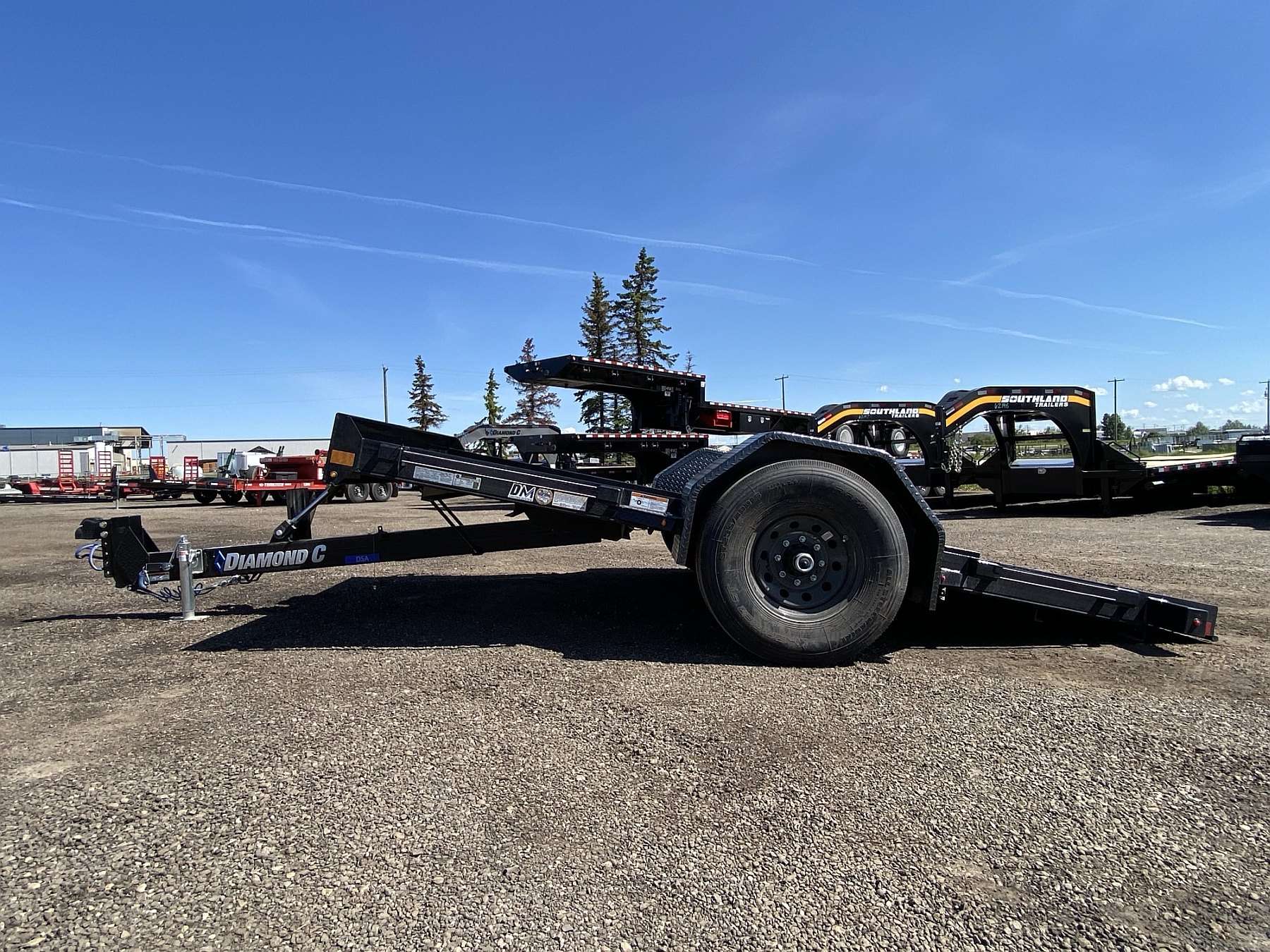 2026 Diamond C 12' Hydraulically Dampened Tilt Trailer