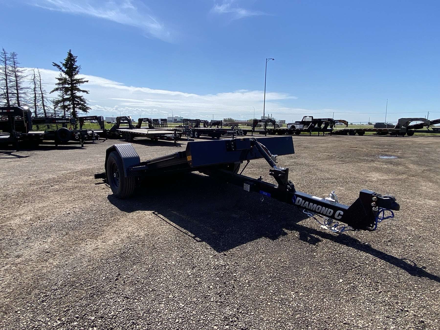 2026 Diamond C 12' Hydraulically Dampened Tilt Trailer