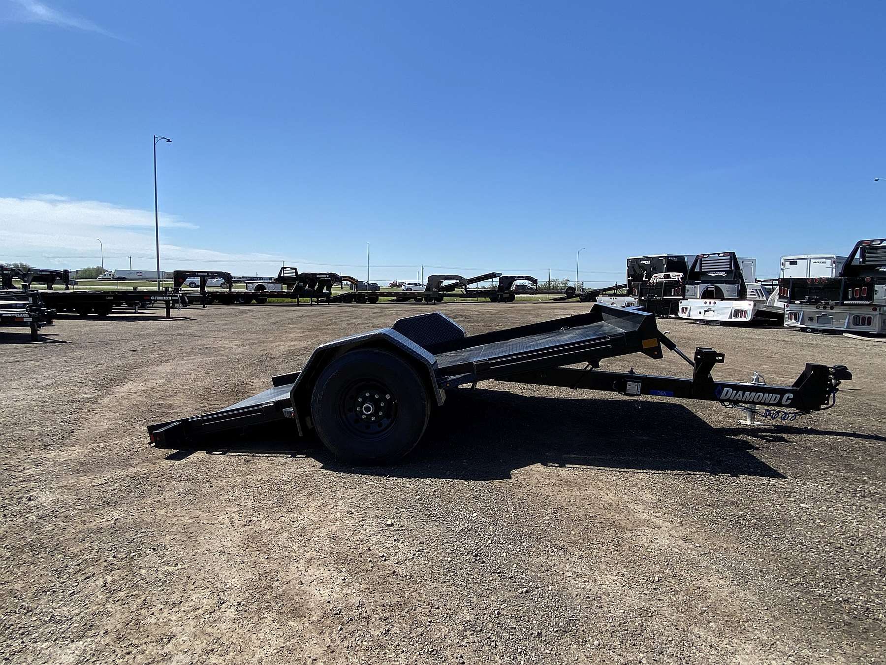 2026 Diamond C 12' Hydraulically Dampened Tilt Trailer