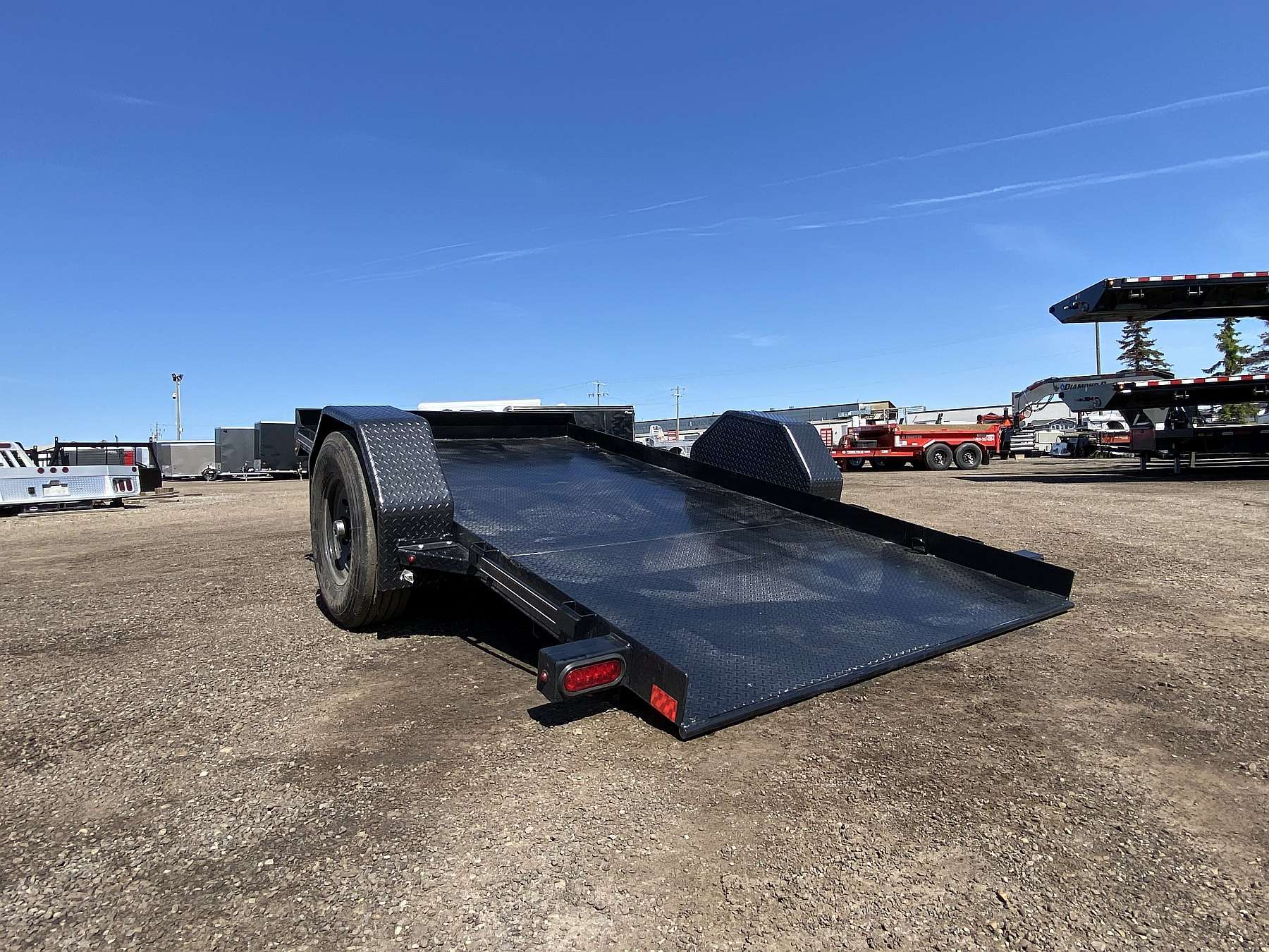 2026 Diamond C 12' Hydraulically Dampened Tilt Trailer