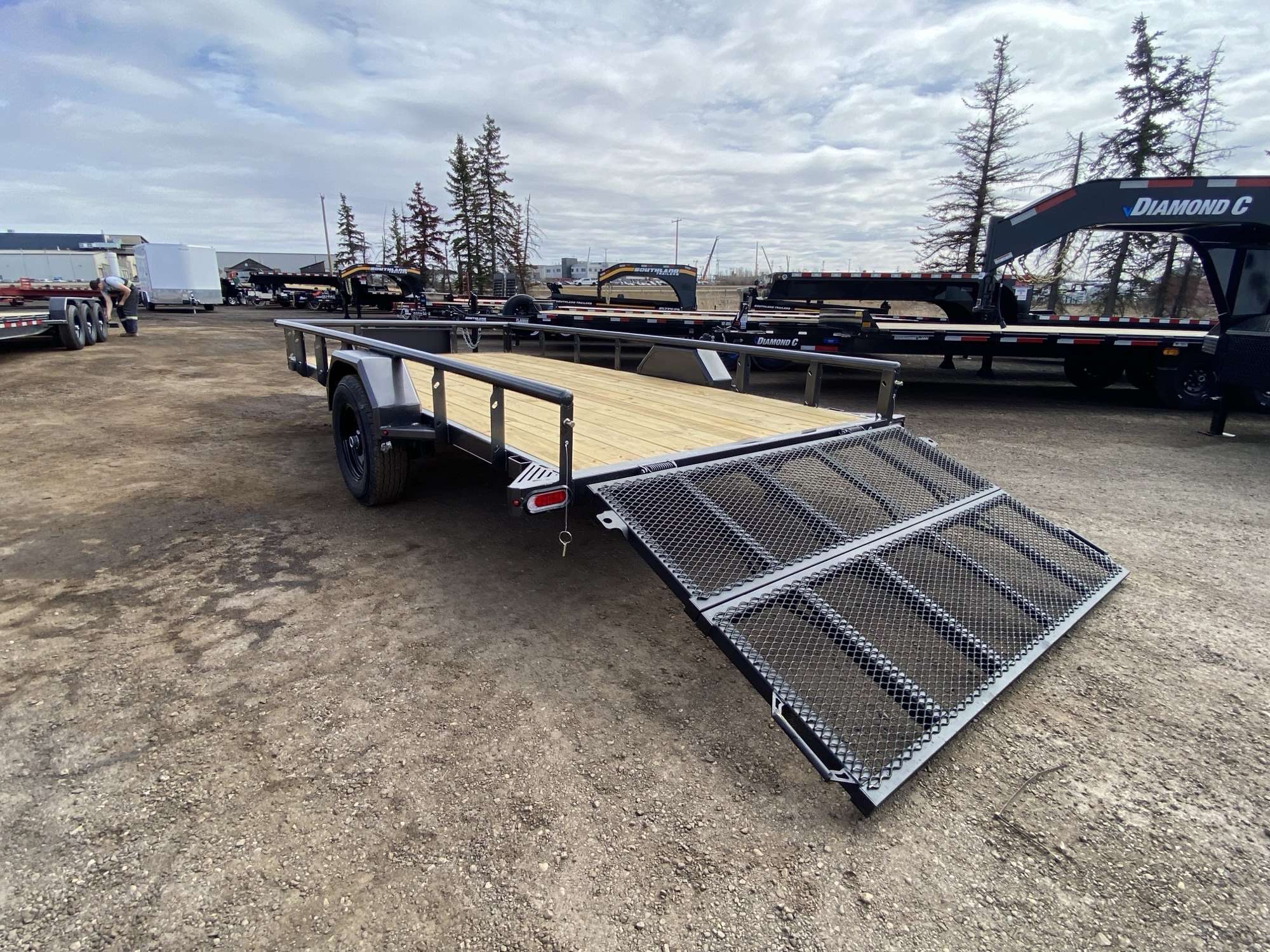 2026 Diamond C 14' Premium Utility Trailer