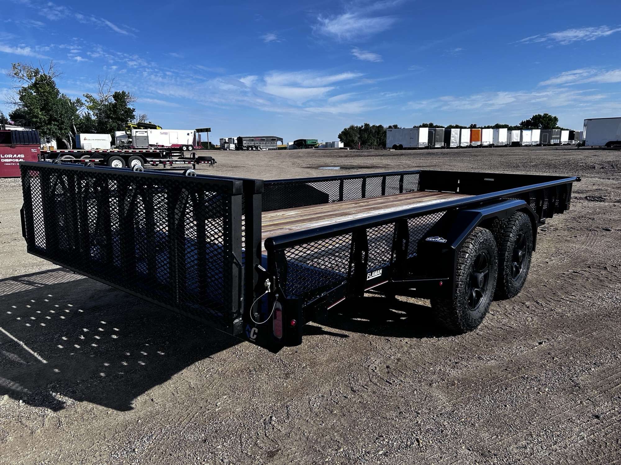 2026 Diamond C 16' + 2' BT Utility Tandem 3.5K Trailer
