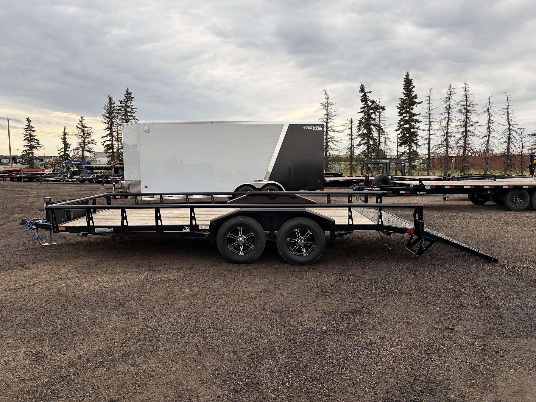 2026 Diamond C 18' Texas Utility Tandem Axle Trailer
