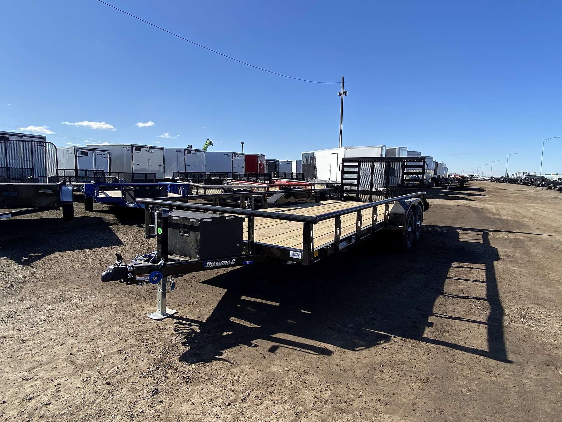 2026 Diamond C 20' Texas Utility Tandem Axle Trailer