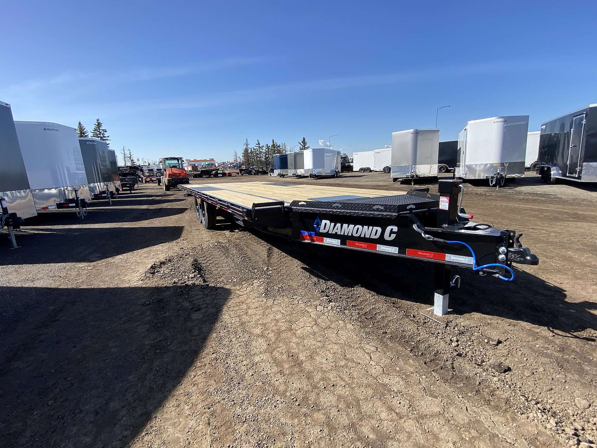 2026 Diamond C 24' Deck Over Tilt Equipment Trailer