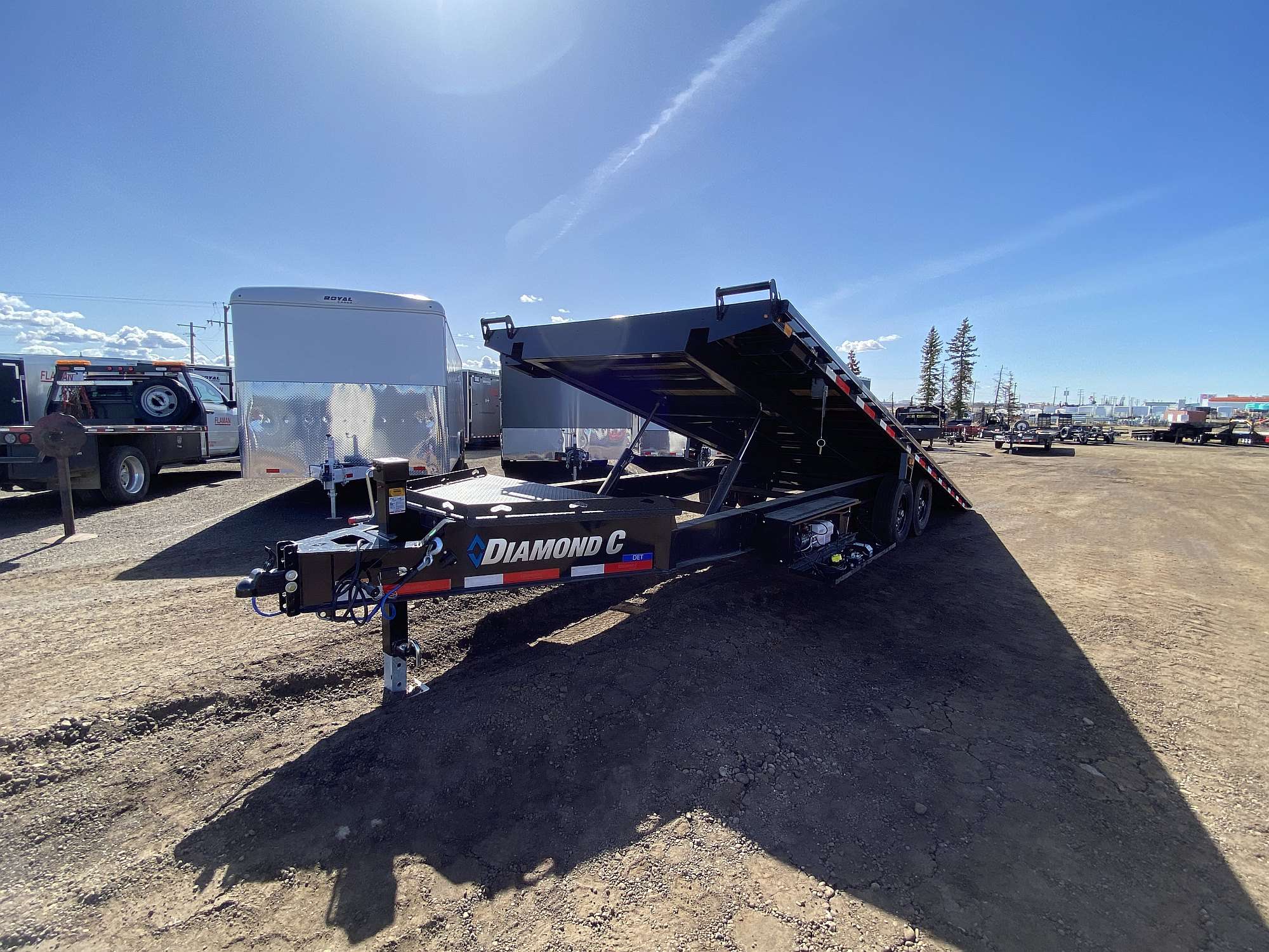2026 Diamond C 24' Deck Over Tilt Equipment Trailer
