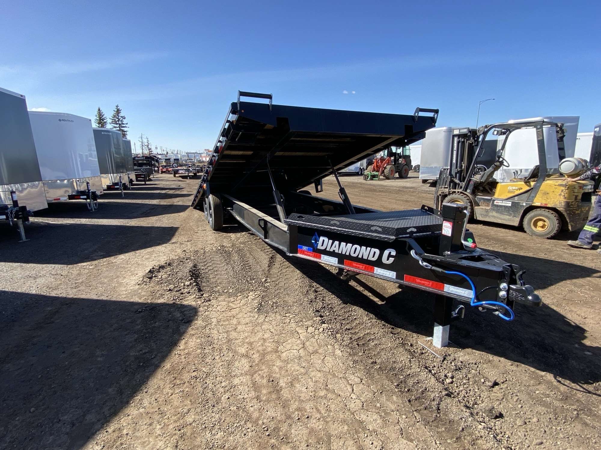 2026 Diamond C 24' Deck Over Tilt Equipment Trailer