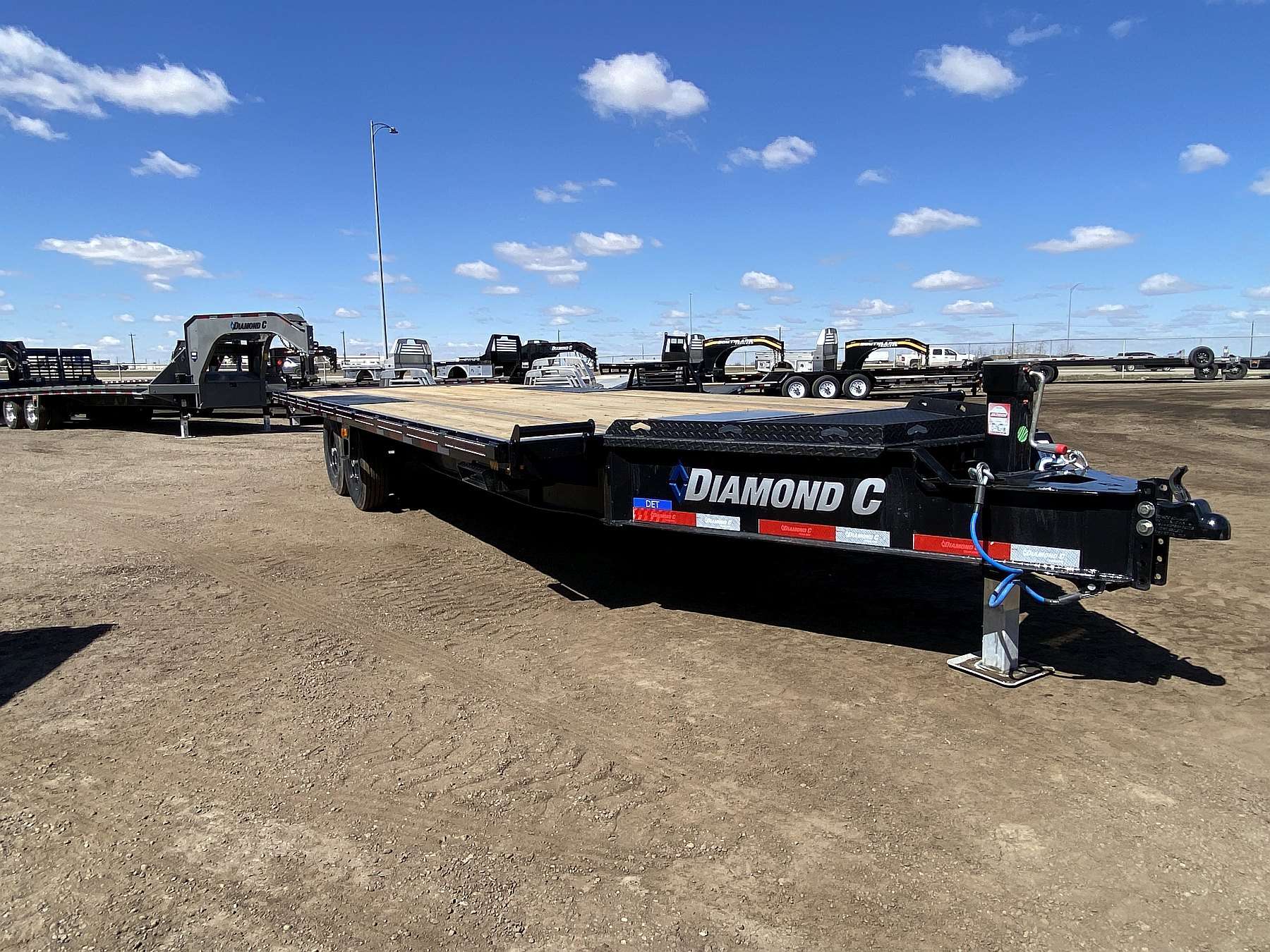 2026 Diamond C 24' Deck Over Tilt Equipment Trailer