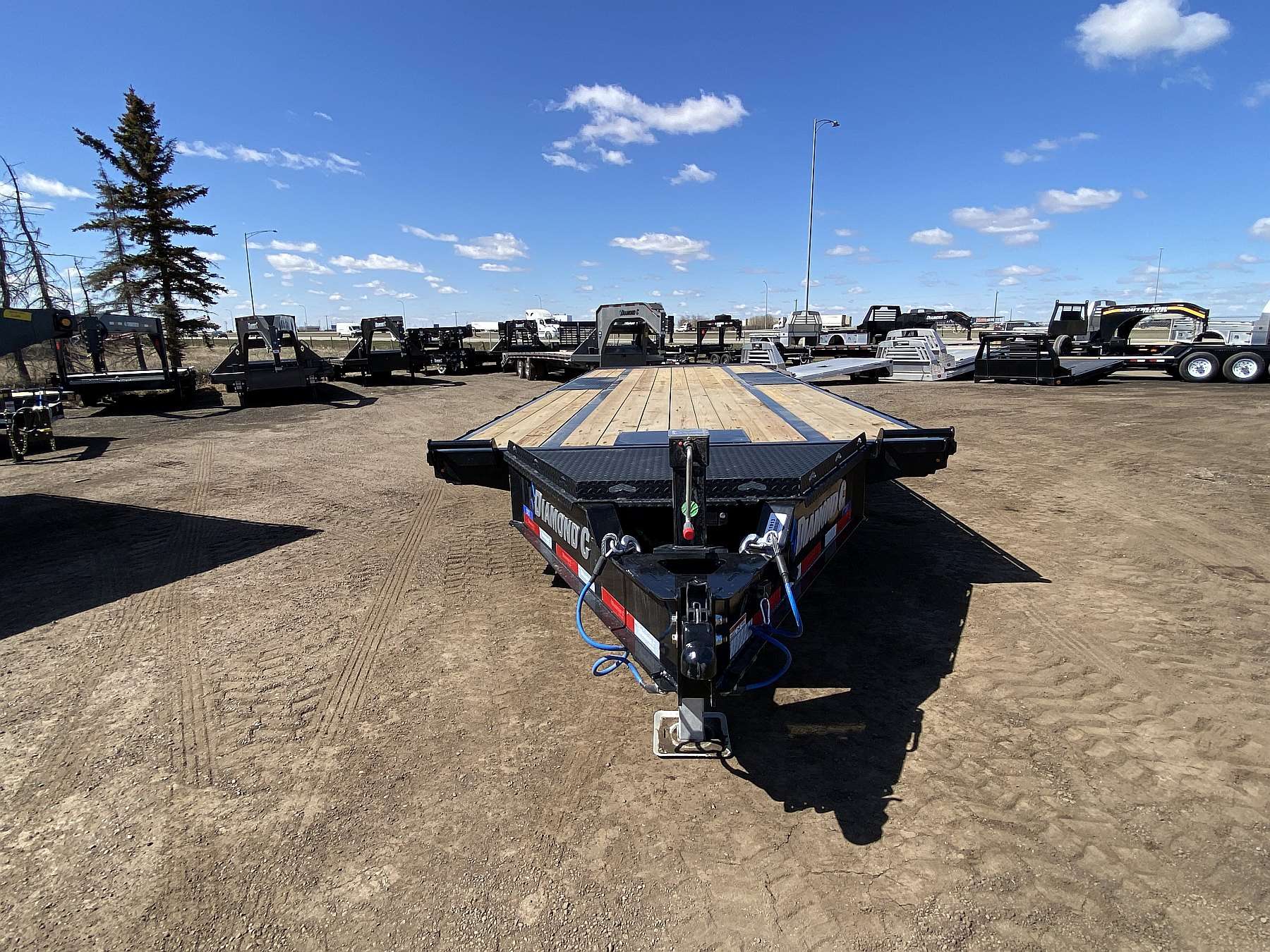 2026 Diamond C 24' Deck Over Tilt Equipment Trailer
