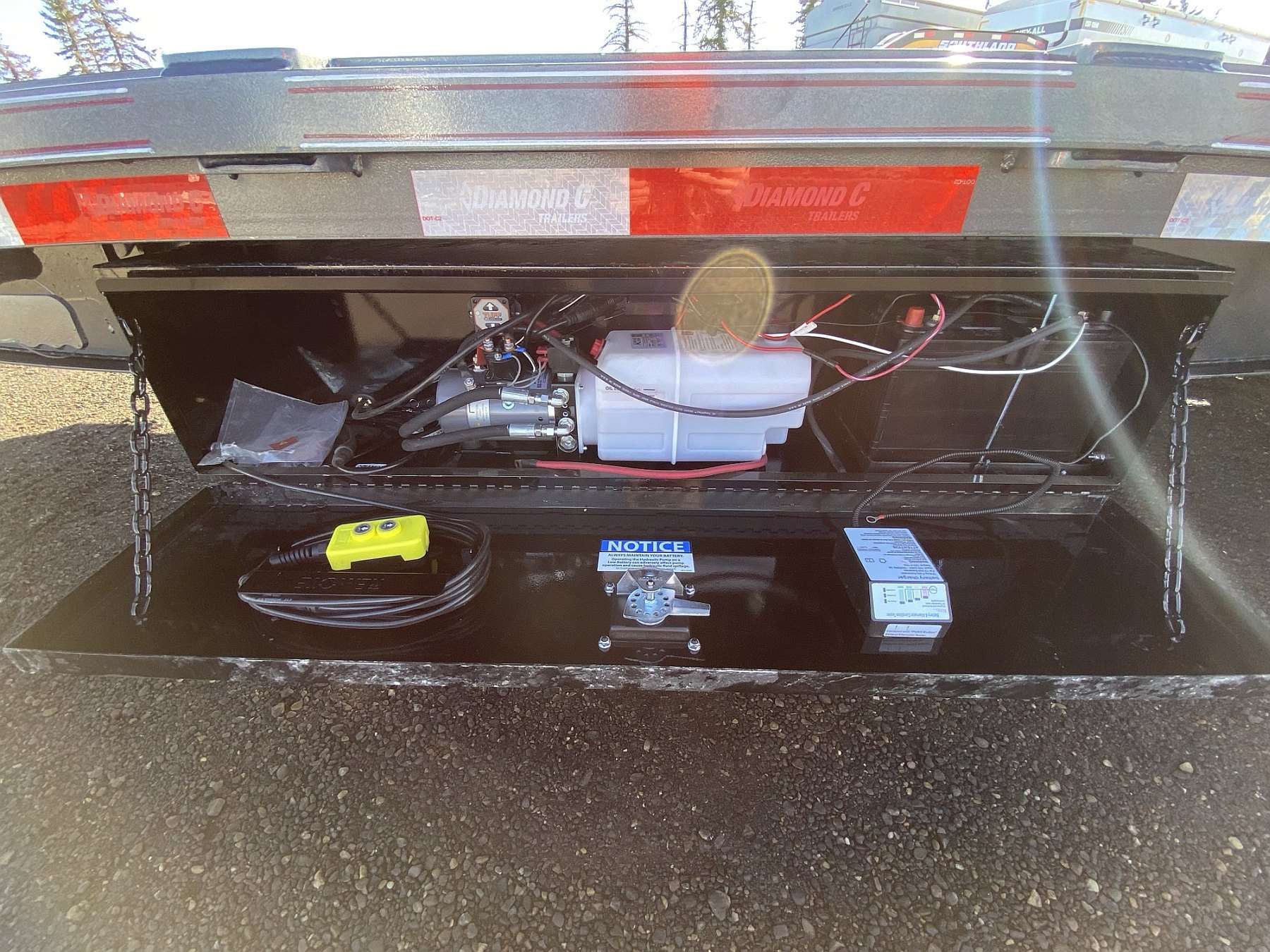 2026 Diamond C 24' Deck Over Tilt Equipment Trailer