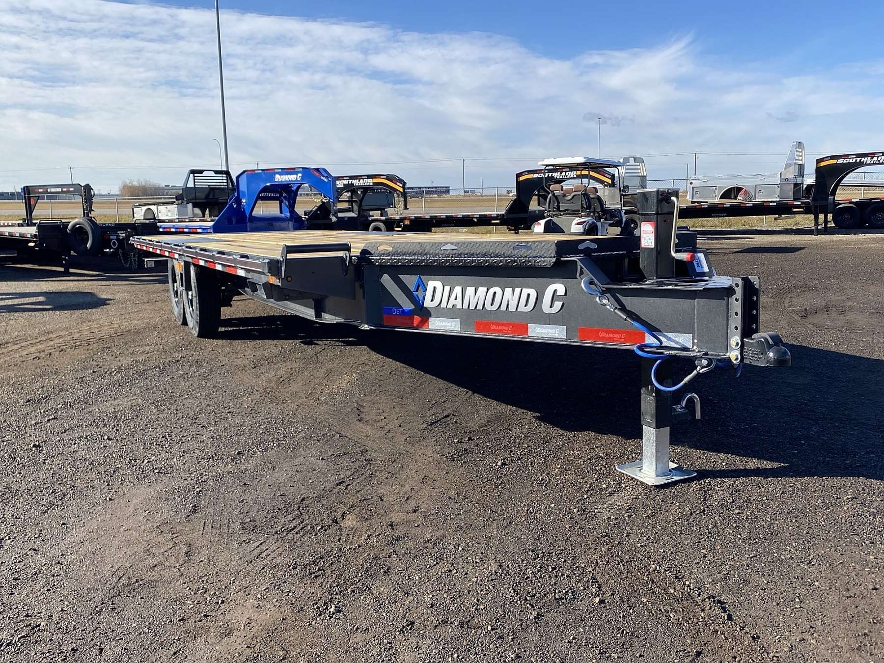 2026 Diamond C 24' Deck Over Tilt Equipment Trailer