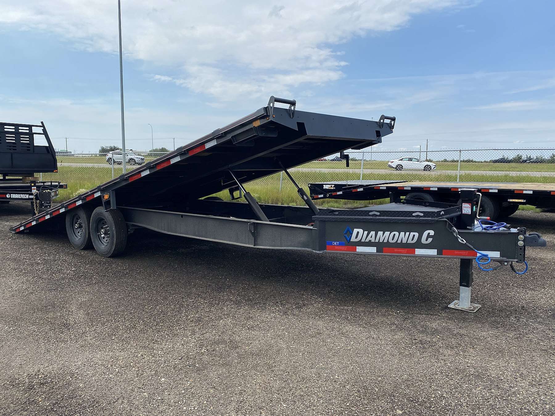 2026 Diamond C 24' Deck Over Tilt Equipment Trailer