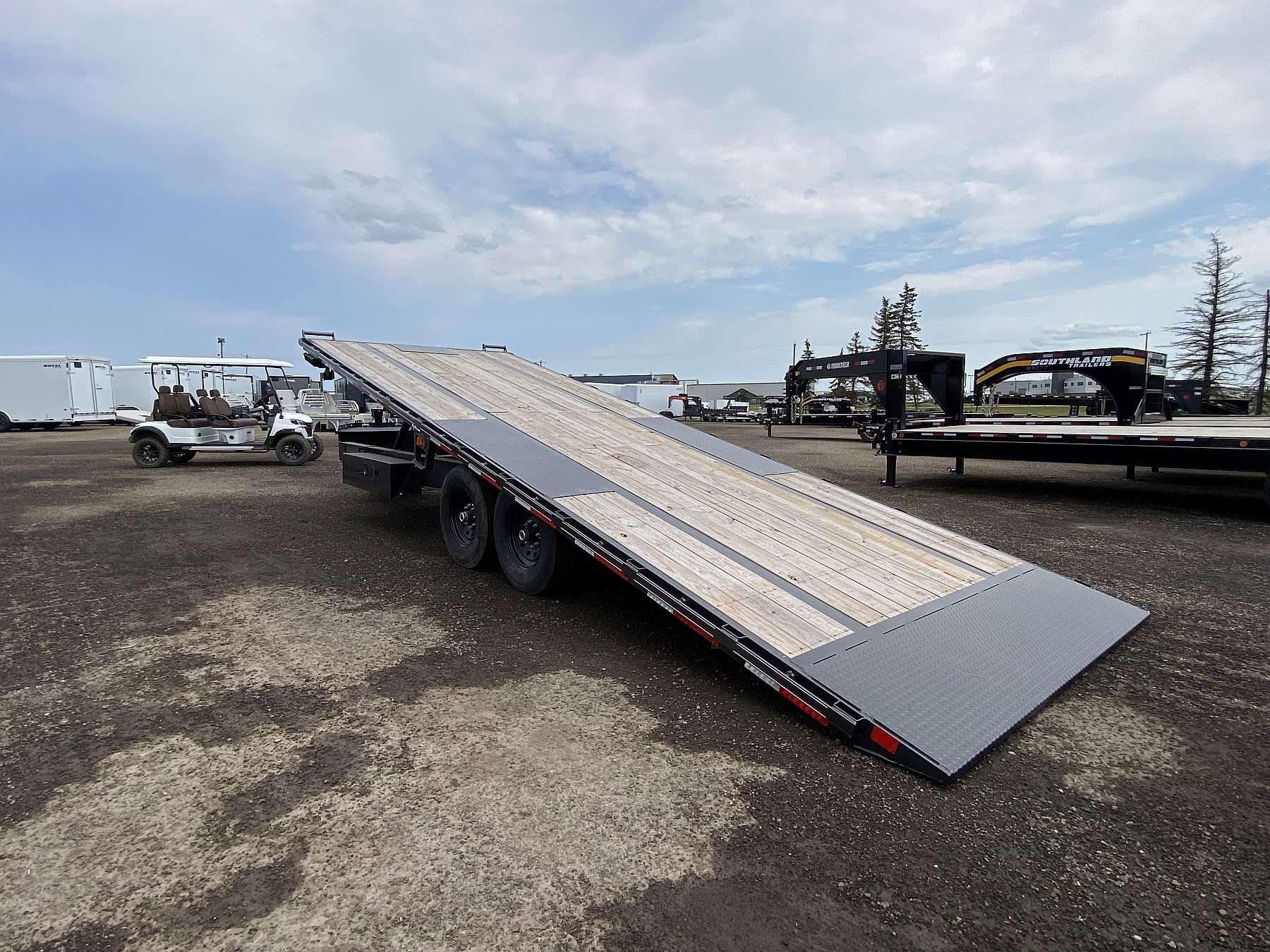 2026 Diamond C 24' Deck Over Tilt Equipment Trailer