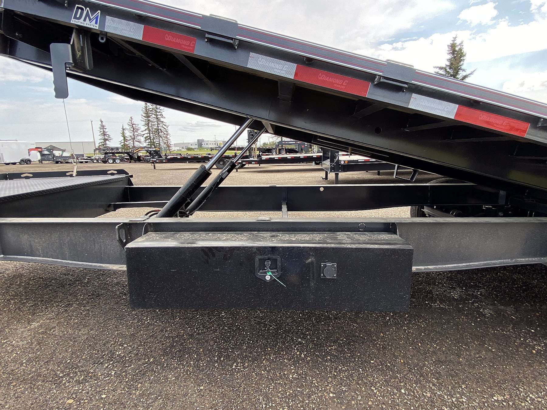 2026 Diamond C 24' Deck Over Tilt Equipment Trailer
